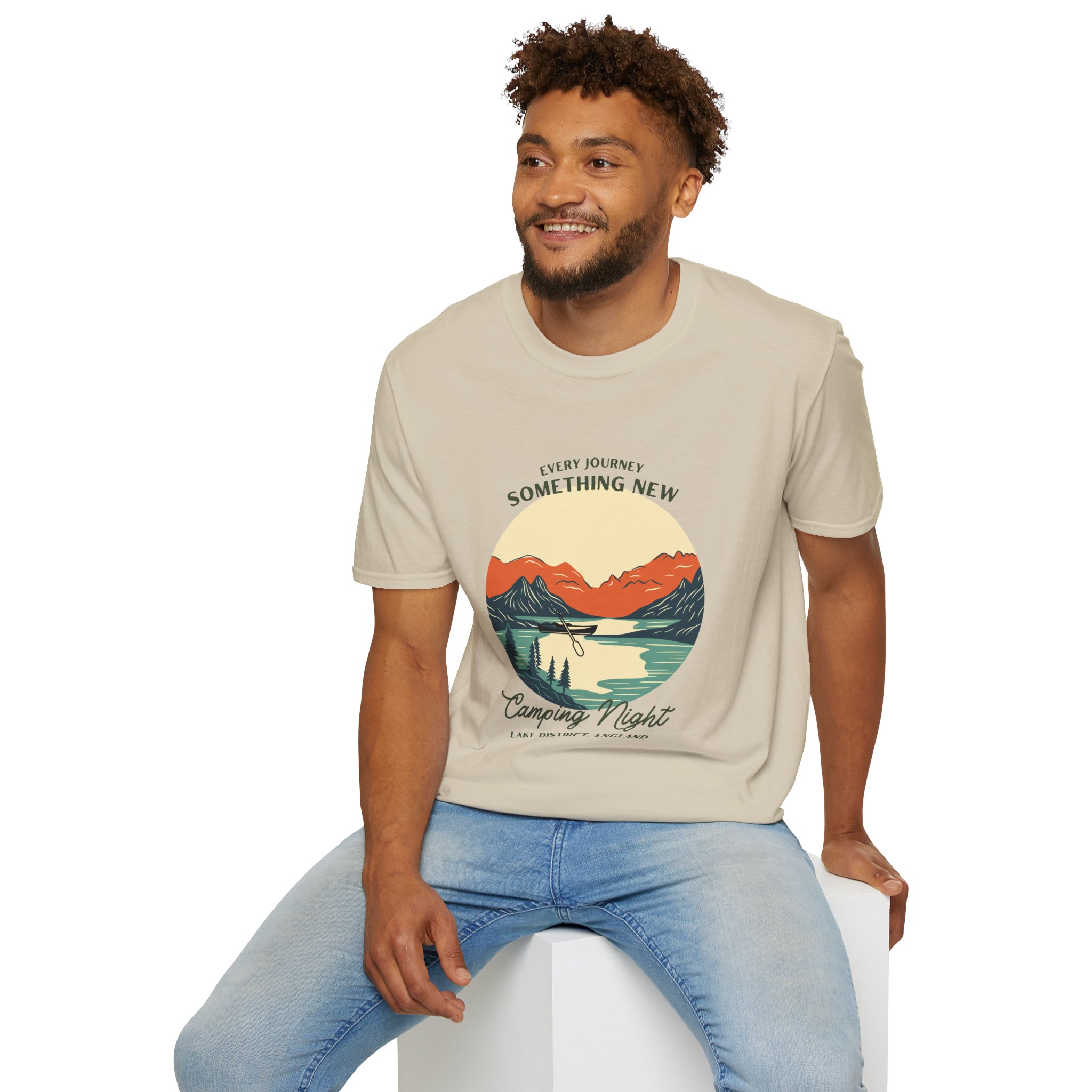 Lake District Camping Ideas T-Shirt, Outdoor Adventure Tee, Nature Lover Gift, Hiking Shirt, Camping Trip Apparel - Image 25