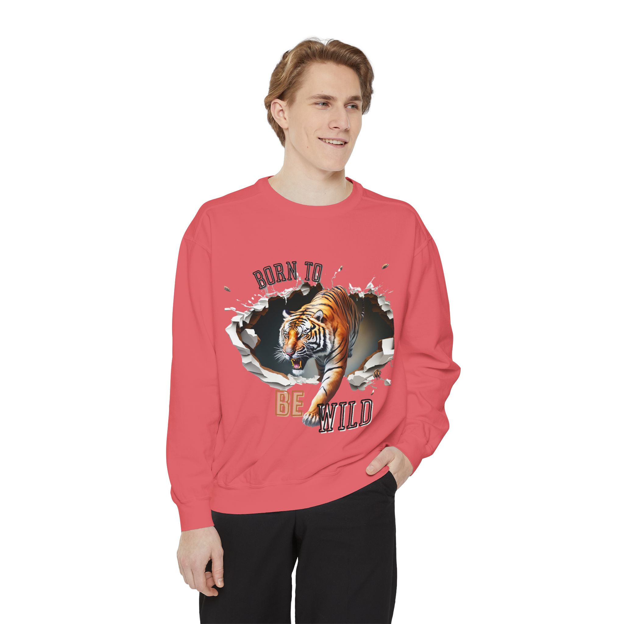 Lovely Big Cat designs on Sweatshirt - Image 51
