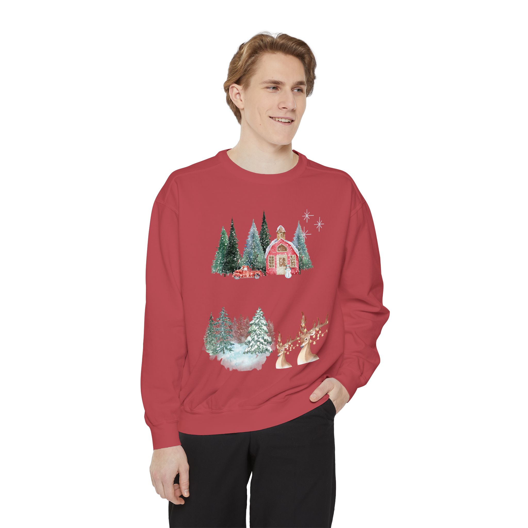 Christmas Jumper Unisex Sweatshirt, Holiday Festive Pullover, Xmas Winter Clothing, Comfy Oversized Sweater, Gift for Him Her, Cozy Seasonal - Image 51