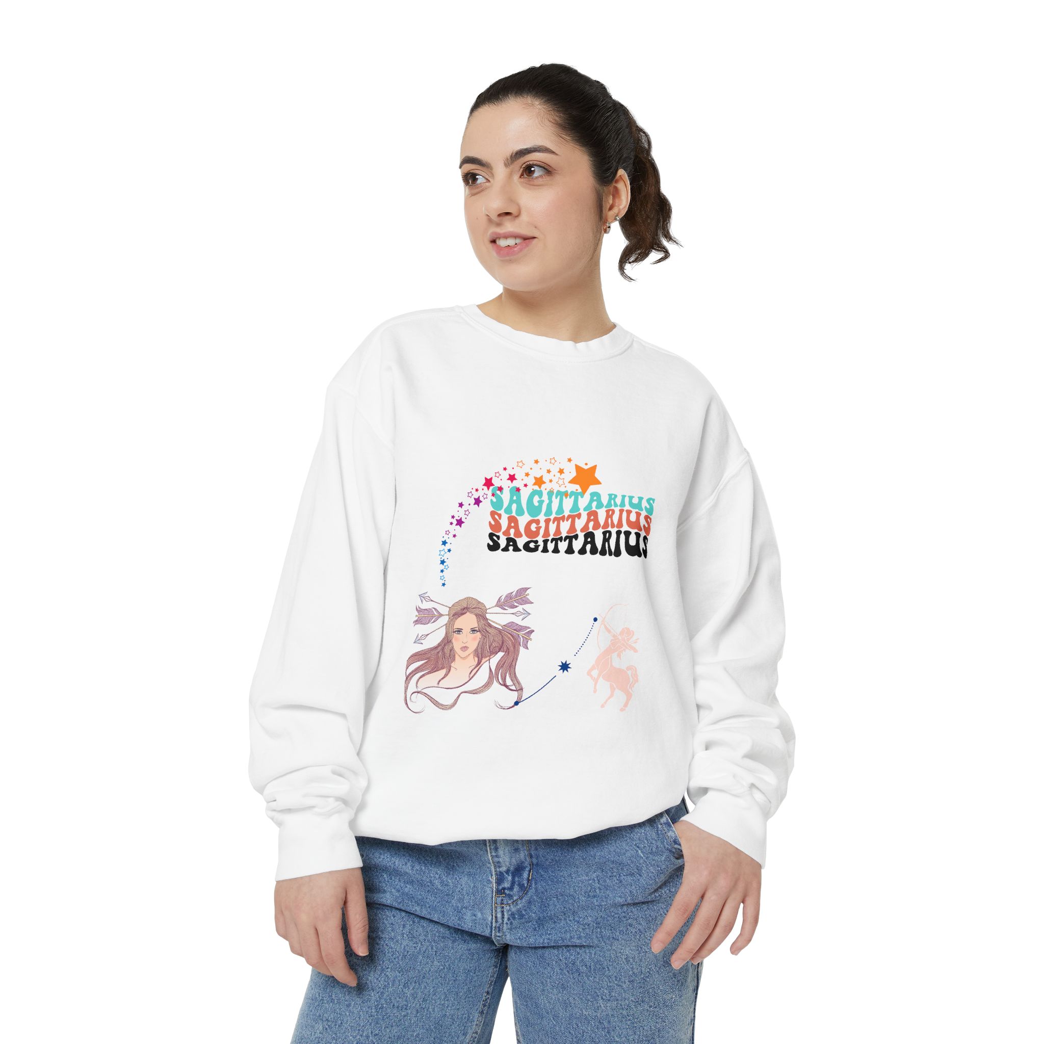 Horoscope Unisex Sweatshirt, Zodiac Sign T-Shirt Designs, Astrology Gift, Celestial Clothing, Star Sign Apparel, Cosmic Jumper - Image 5
