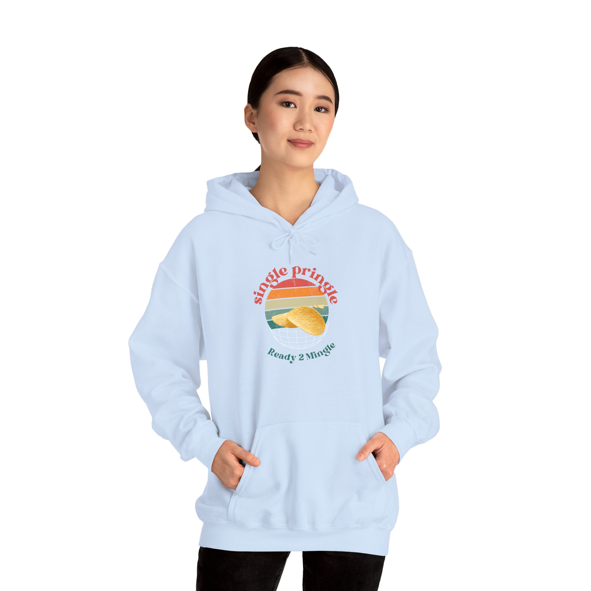 Single and ready to mingle Hoodie, dating theme men women's jumper, funny tee shirt idea, relationship humor apparel, couples outfit gift, - Image 58
