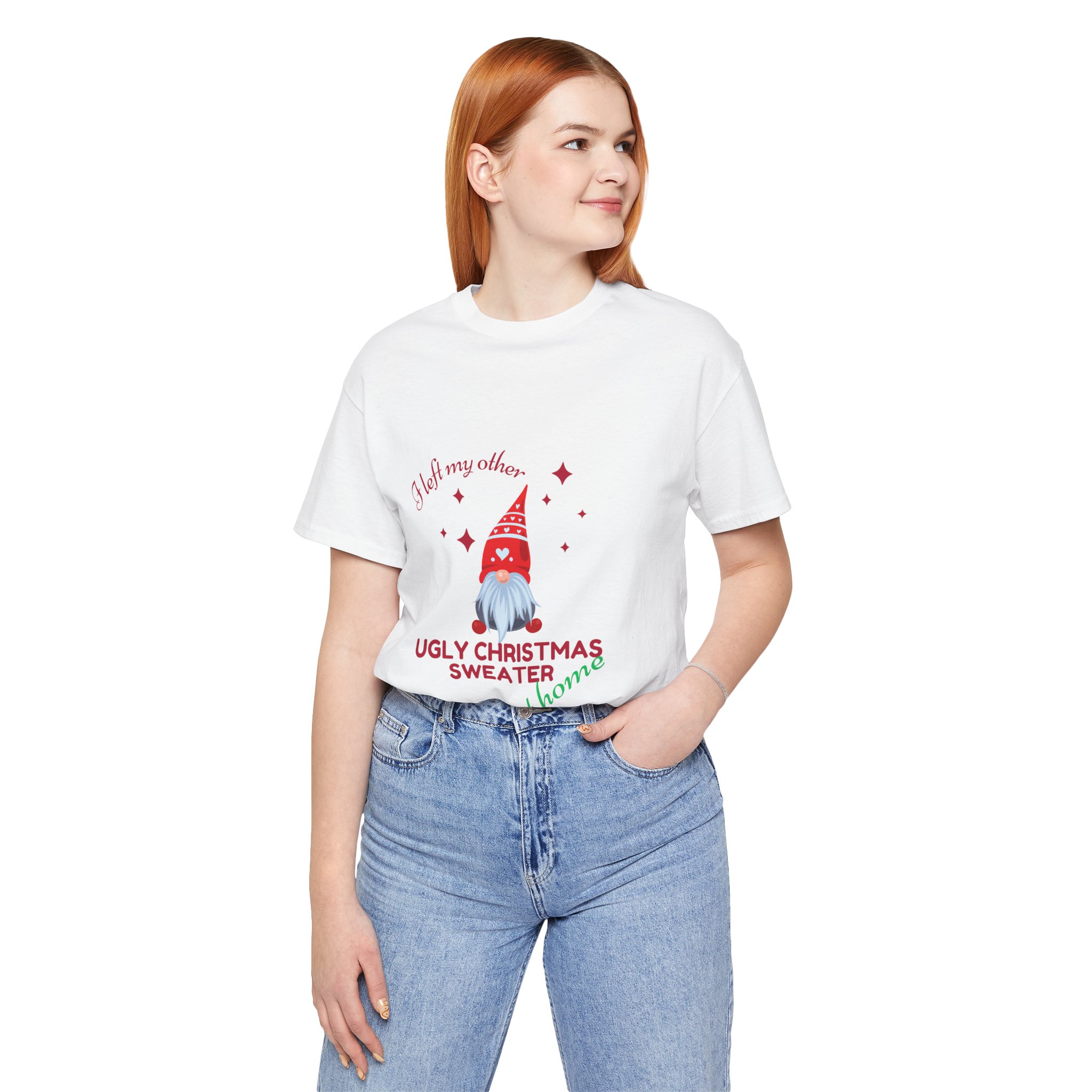 Christmas Querky Unisex Tee Shirt, Holiday Graphic Top, Festive Xmas Clothing, Funny Winter Apparel, Novelty Printed T-Shirt - Image 18