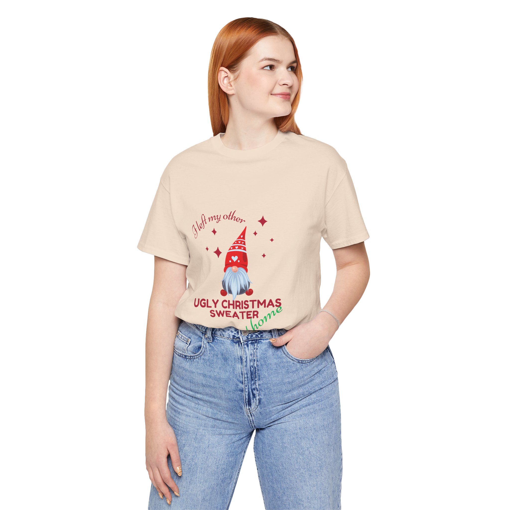 Christmas Querky Unisex Tee Shirt, Holiday Graphic Top, Festive Xmas Clothing, Funny Winter Apparel, Novelty Printed T-Shirt - Image 47