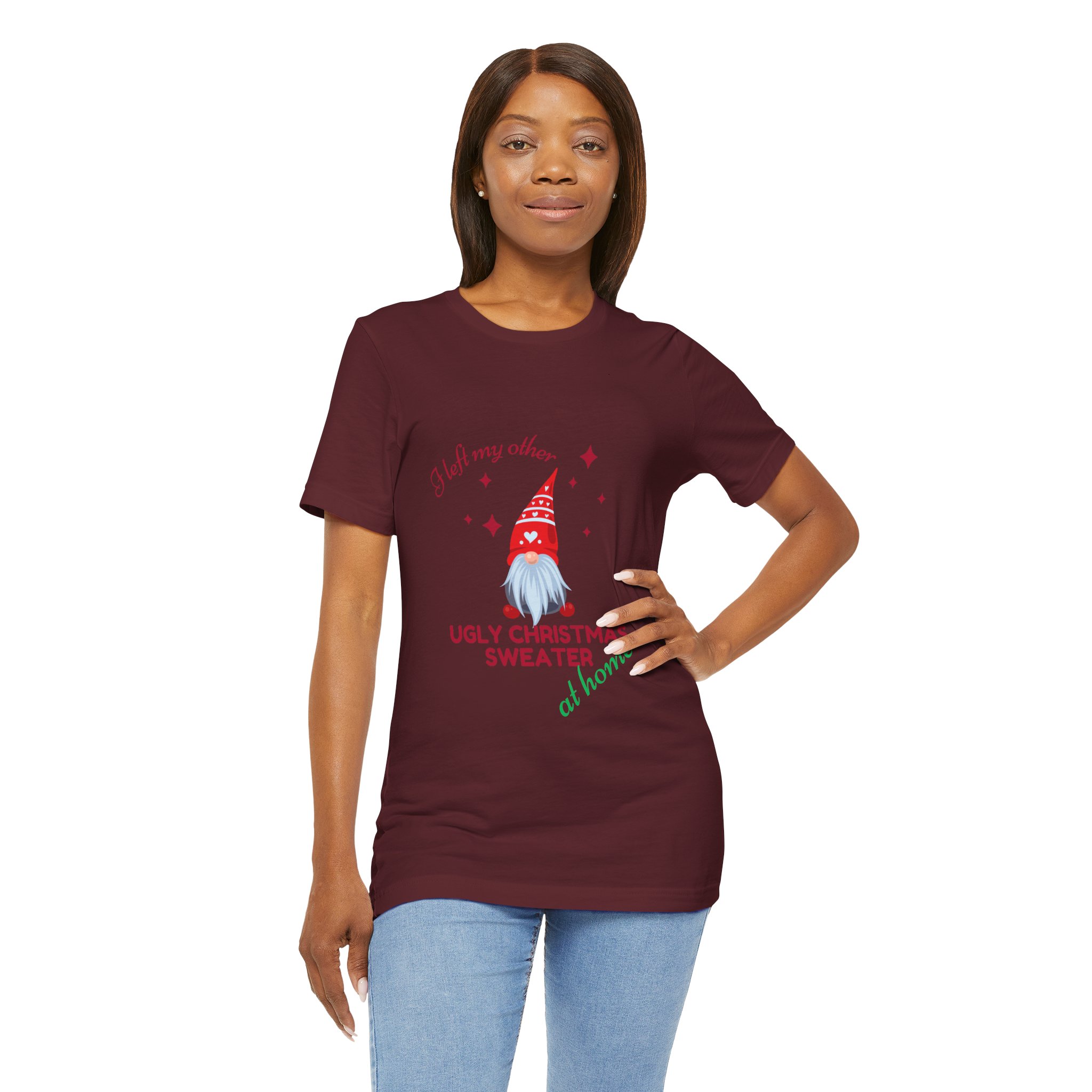 Christmas Querky Unisex Tee Shirt, Holiday Graphic Top, Festive Xmas Clothing, Funny Winter Apparel, Novelty Printed T-Shirt - Image 80