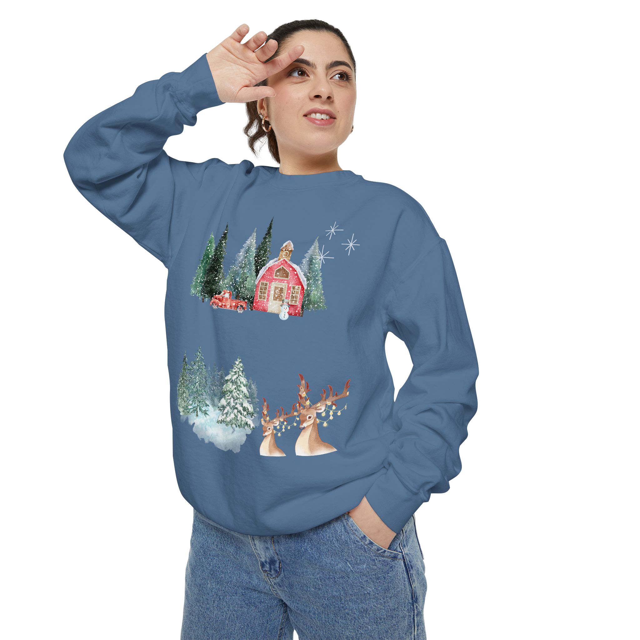 Christmas Jumper Unisex Sweatshirt, Holiday Festive Pullover, Xmas Winter Clothing, Comfy Oversized Sweater, Gift for Him Her, Cozy Seasonal - Image 40