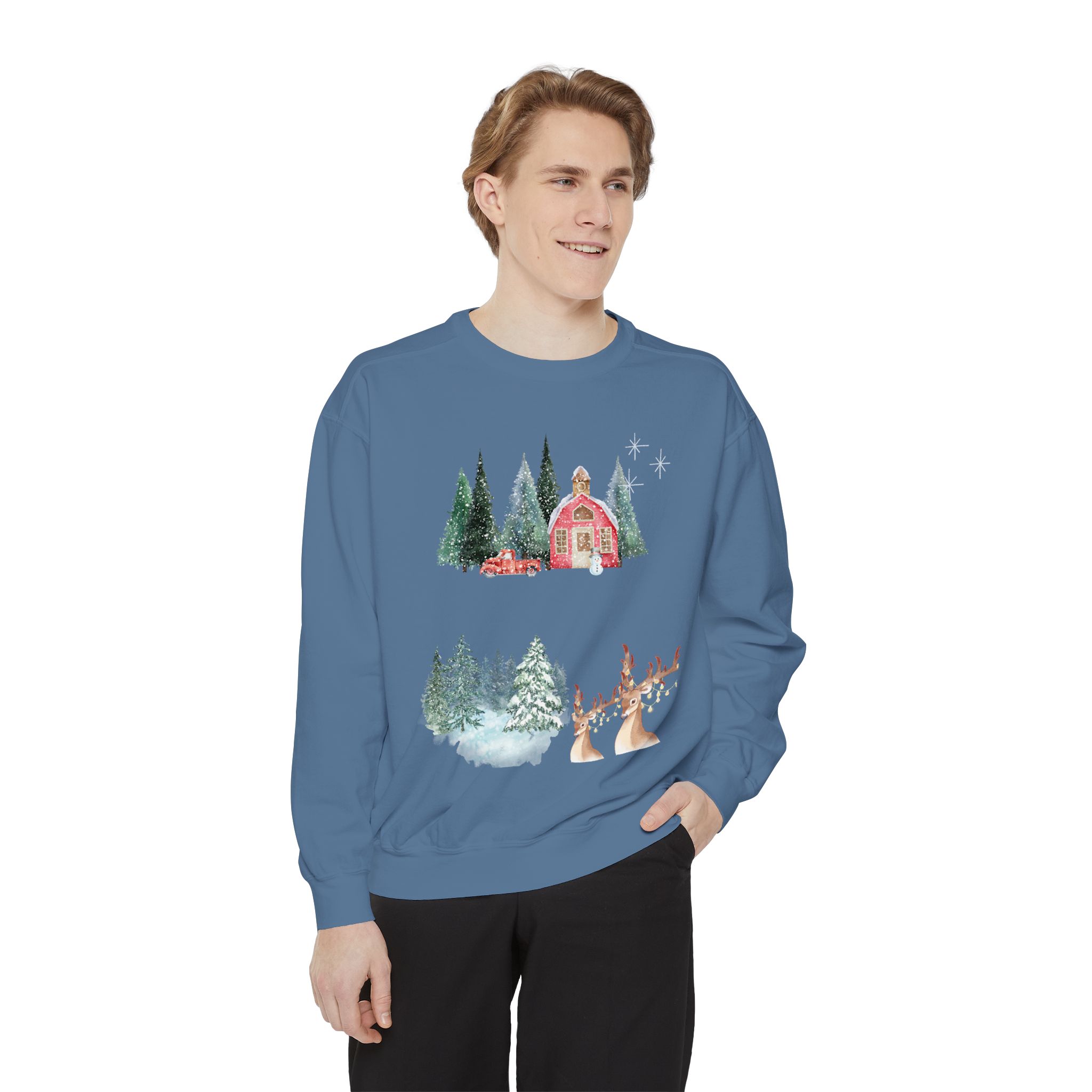 Christmas Jumper Unisex Sweatshirt, Holiday Festive Pullover, Xmas Winter Clothing, Comfy Oversized Sweater, Gift for Him Her, Cozy Seasonal - Image 35