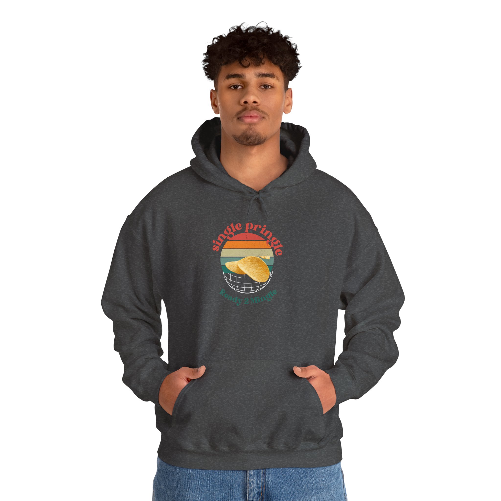 Single and ready to mingle Hoodie, dating theme men women's jumper, funny tee shirt idea, relationship humor apparel, couples outfit gift, - Image 46