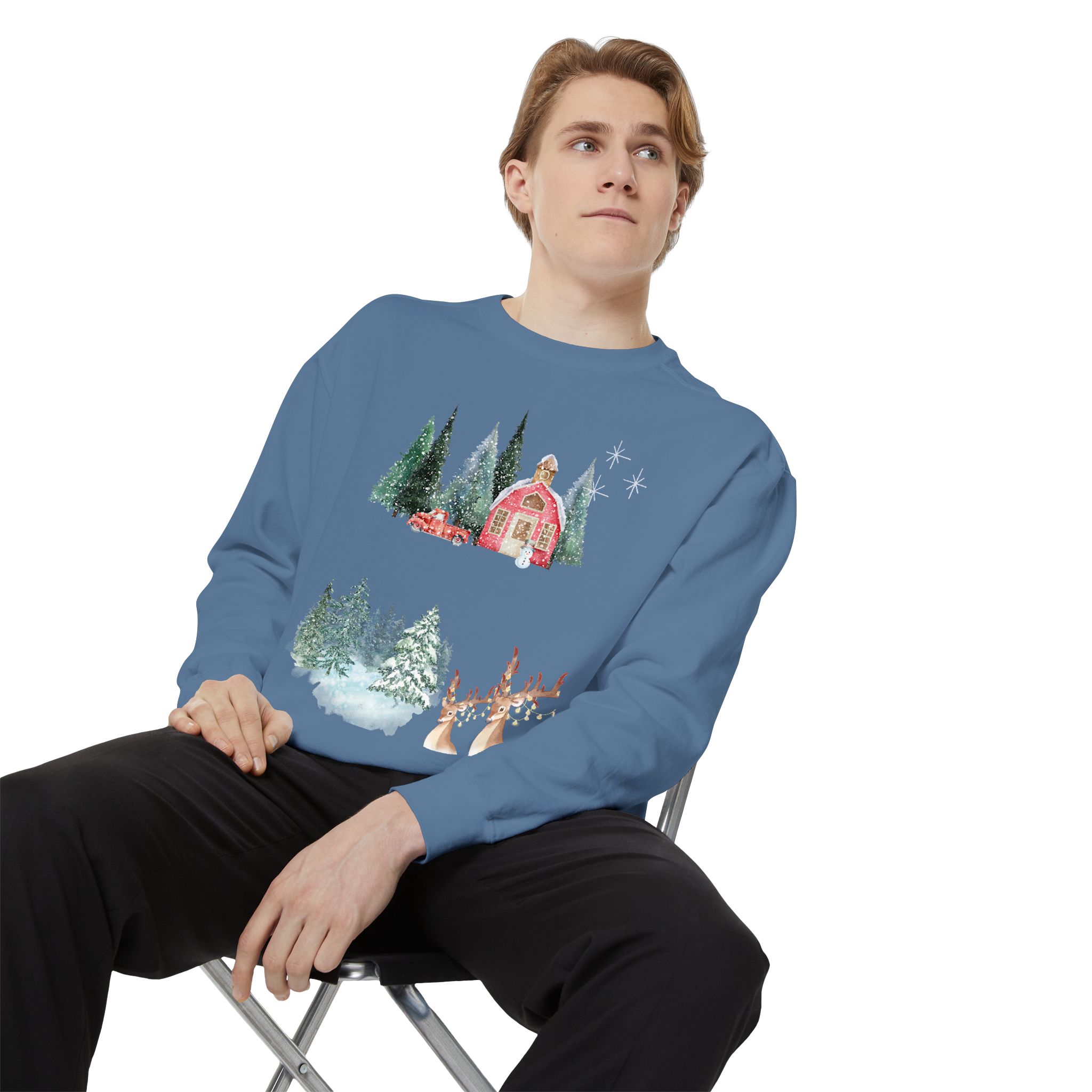 Christmas Jumper Unisex Sweatshirt, Holiday Festive Pullover, Xmas Winter Clothing, Comfy Oversized Sweater, Gift for Him Her, Cozy Seasonal - Image 39