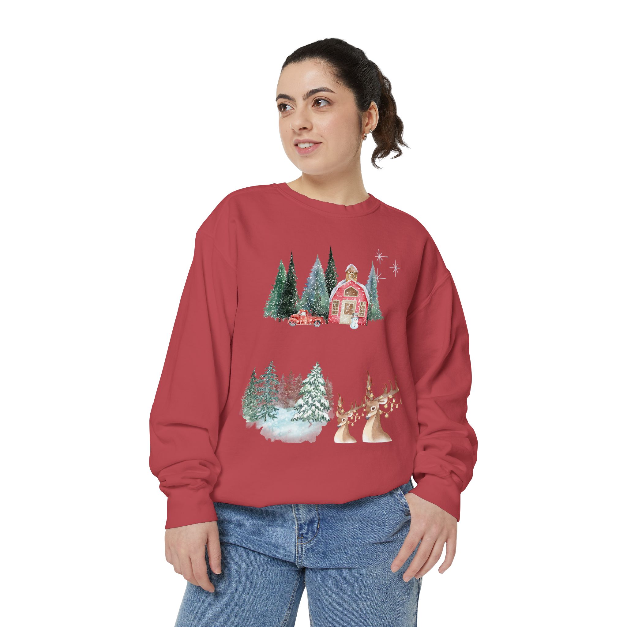 Christmas Jumper Unisex Sweatshirt, Holiday Festive Pullover, Xmas Winter Clothing, Comfy Oversized Sweater, Gift for Him Her, Cozy Seasonal - Image 53