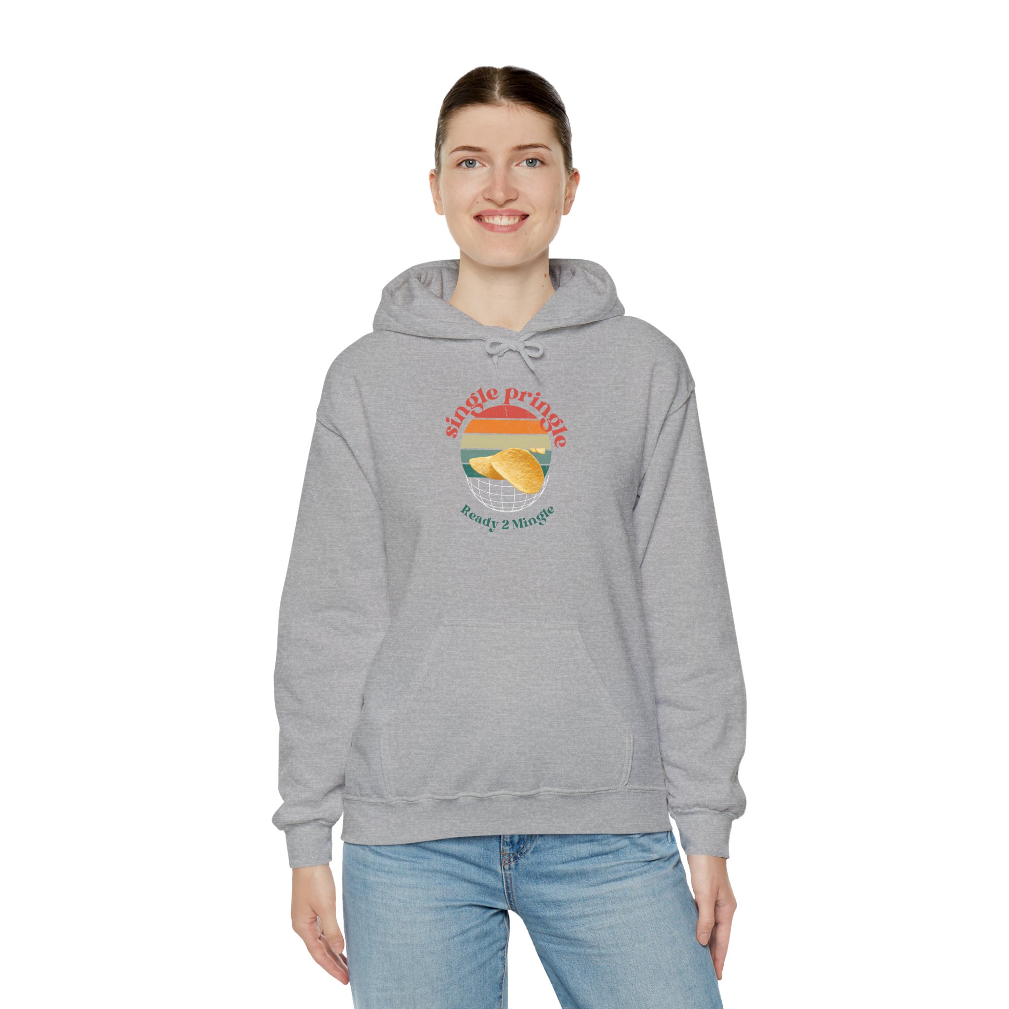 Single and ready to mingle Hoodie, dating theme men women's jumper, funny tee shirt idea, relationship humor apparel, couples outfit gift, - Image 34