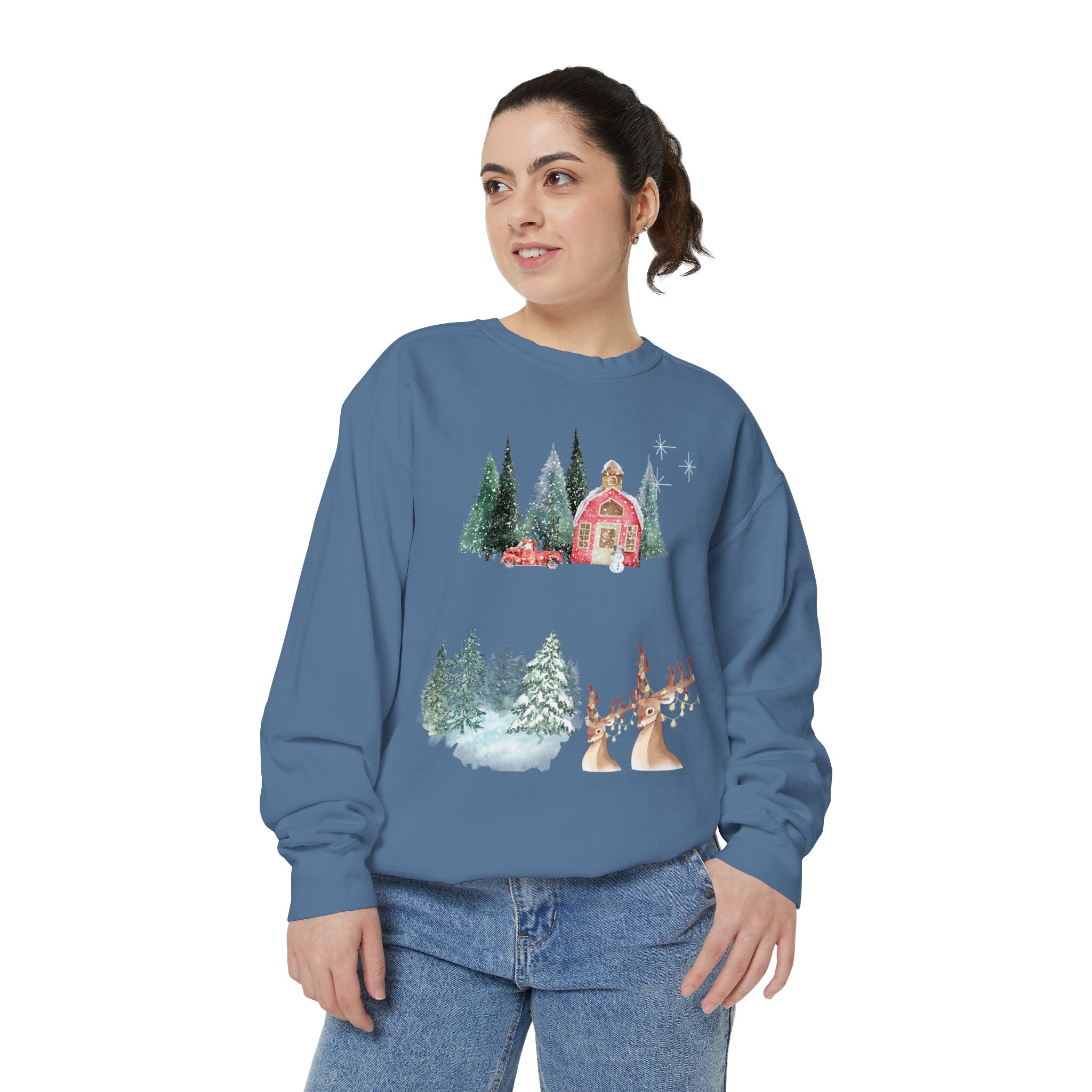 Christmas Jumper Unisex Sweatshirt, Holiday Festive Pullover, Xmas Winter Clothing, Comfy Oversized Sweater, Gift for Him Her, Cozy Seasonal - Image 37