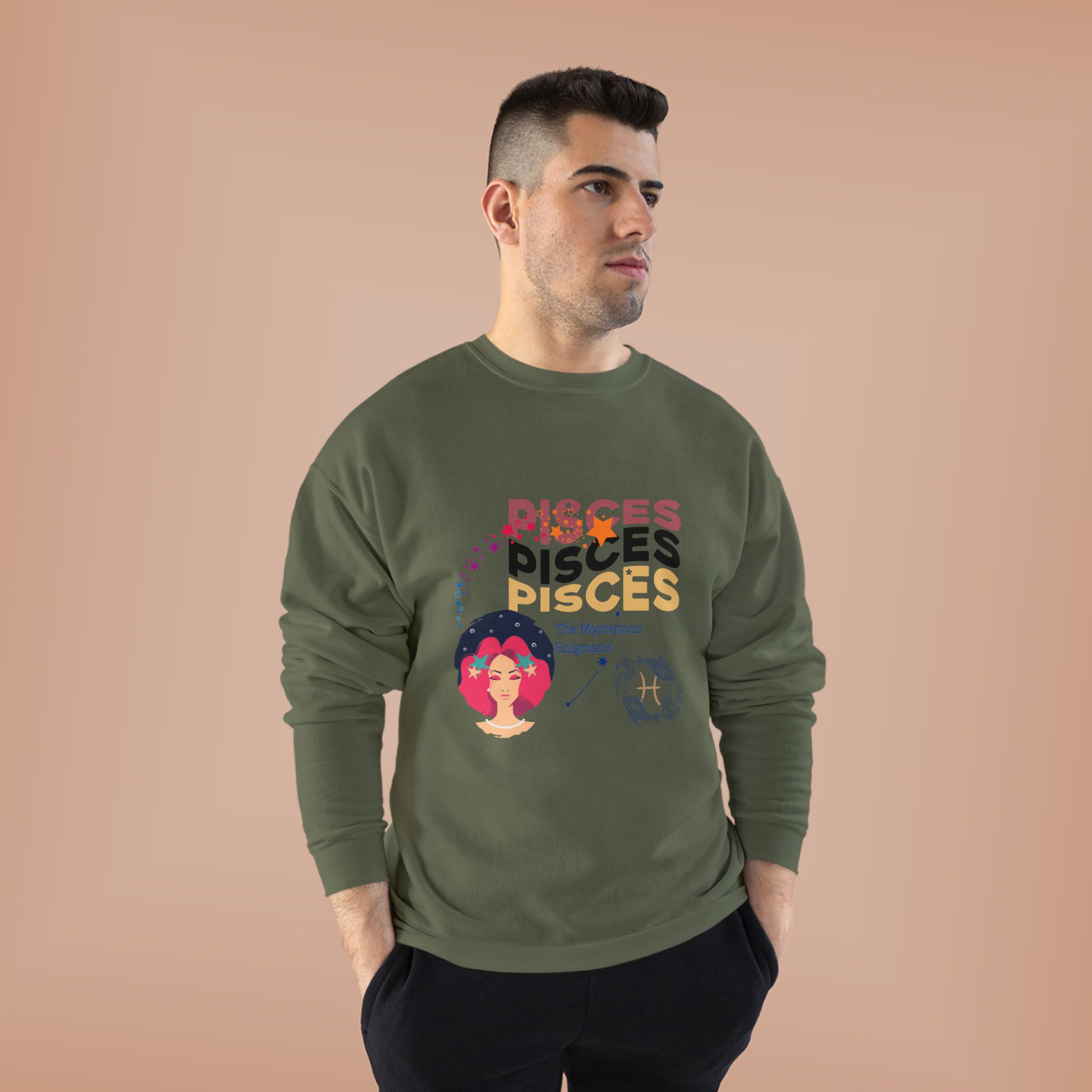Zodiac Sweatshirt, Astrology Crewneck, Horoscope Jumper, Zodiac Sign Top, Astrology Lover Gift, Eco-Friendly Sweatshirt - Image 9