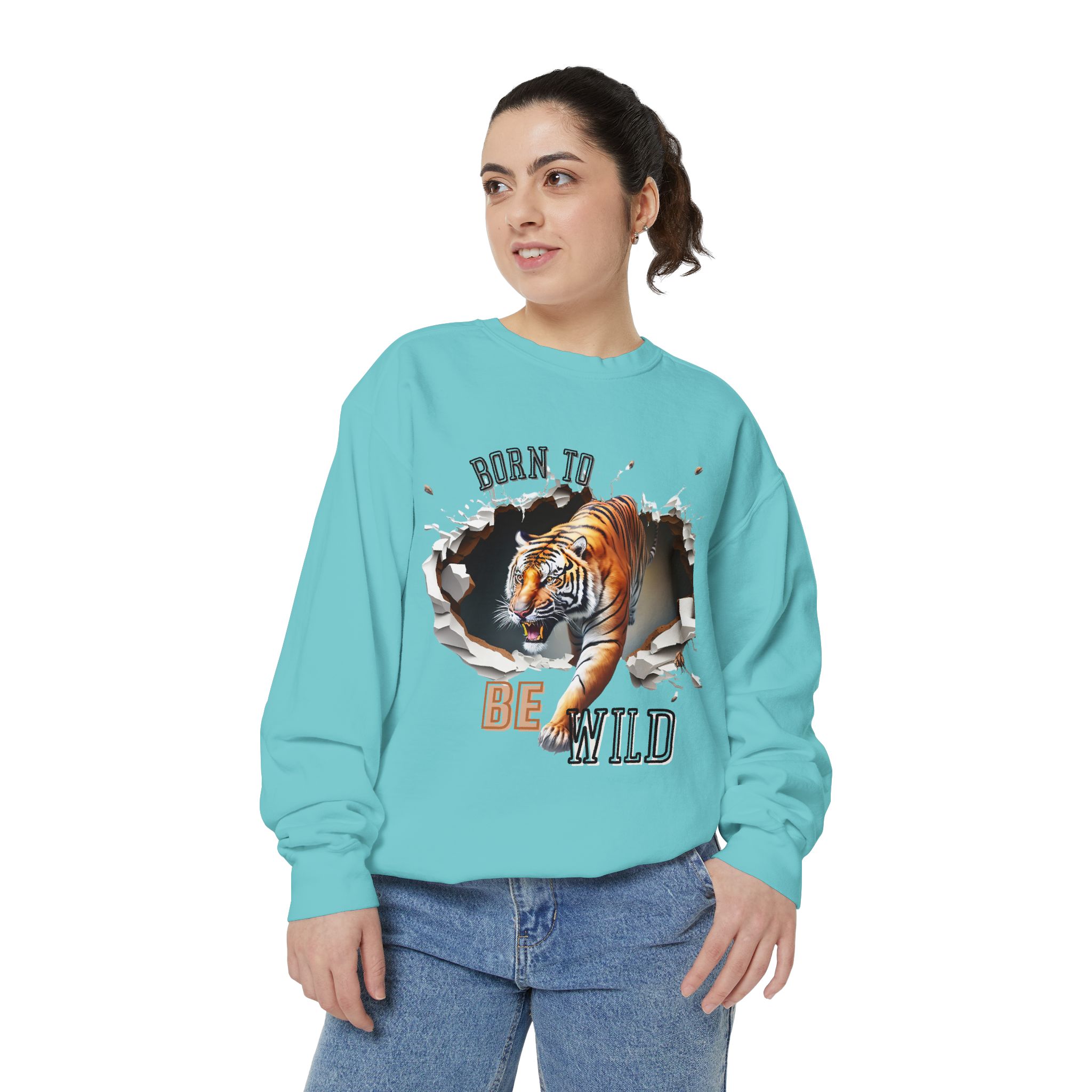 Lovely Big Cat designs on Sweatshirt - Image 29