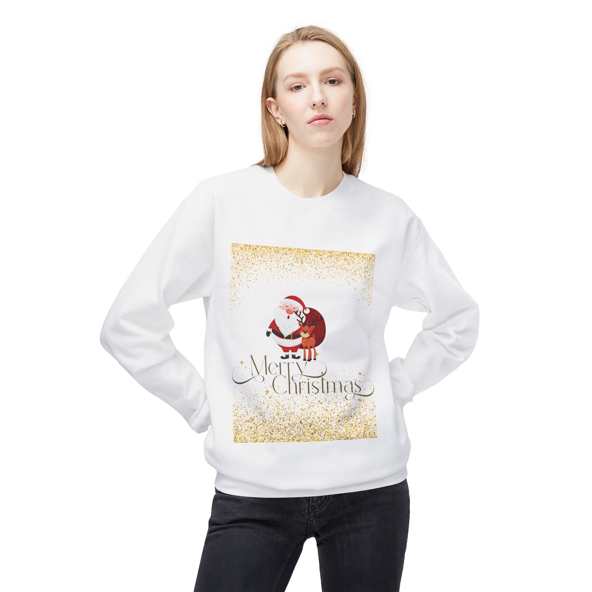 Christmas Kids Sweatshirt, Holiday Jumper for Boys and Girls, Winter Festive Youth Pullover, Xmas Graphic Top, Child's Cozy Christmas - Image 3