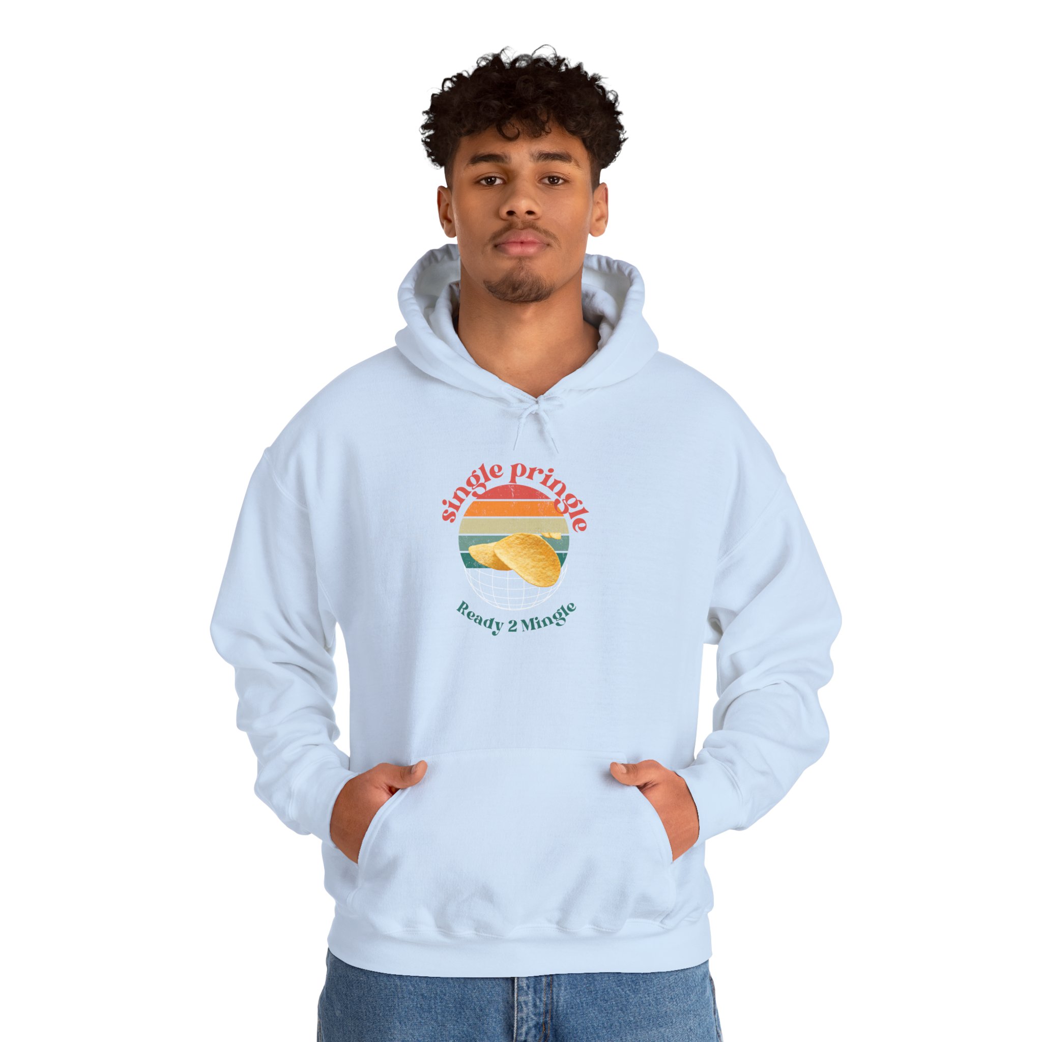 Single and ready to mingle Hoodie, dating theme men women's jumper, funny tee shirt idea, relationship humor apparel, couples outfit gift, - Image 59