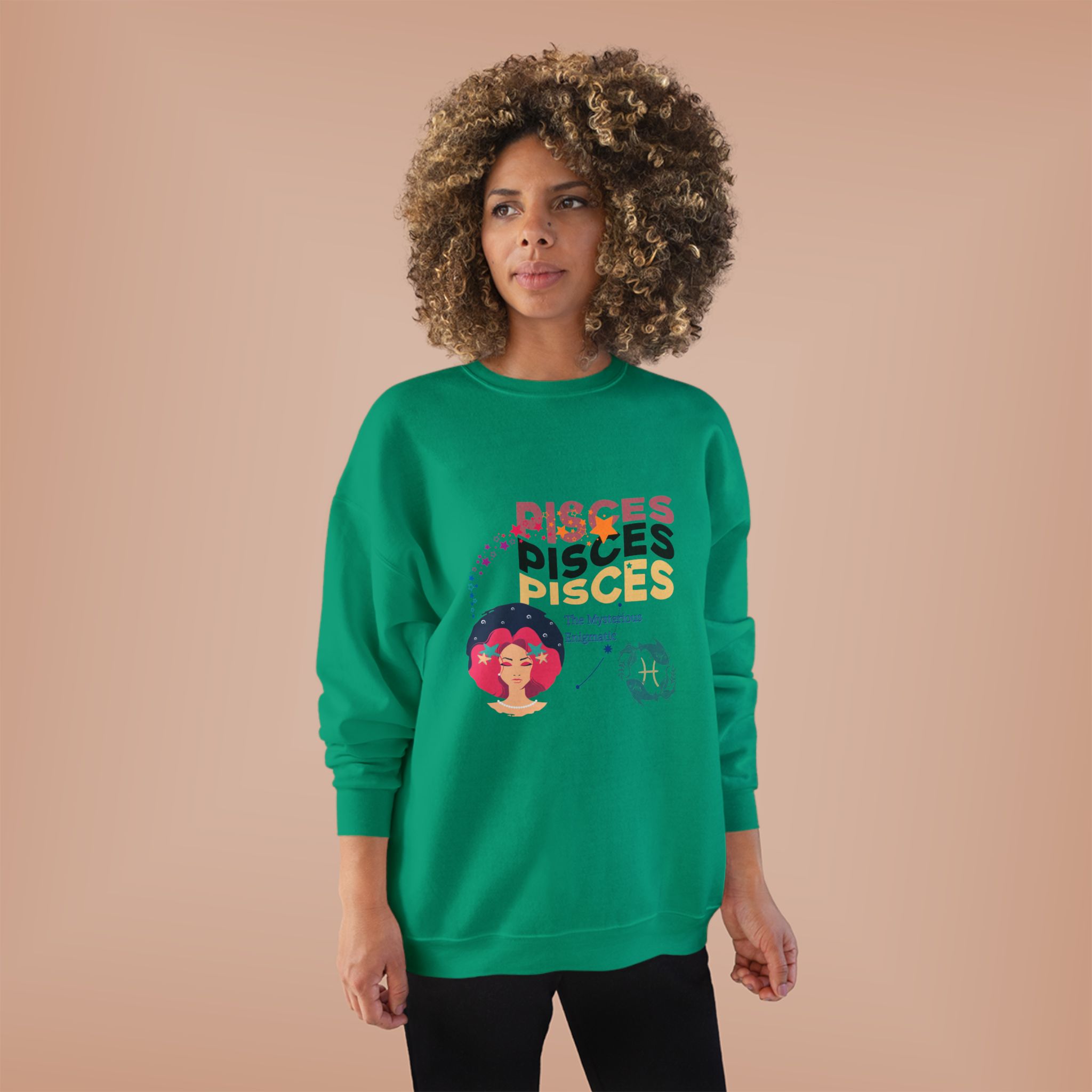 Zodiac Sweatshirt, Astrology Crewneck, Horoscope Jumper, Zodiac Sign Top, Astrology Lover Gift, Eco-Friendly Sweatshirt - Image 13