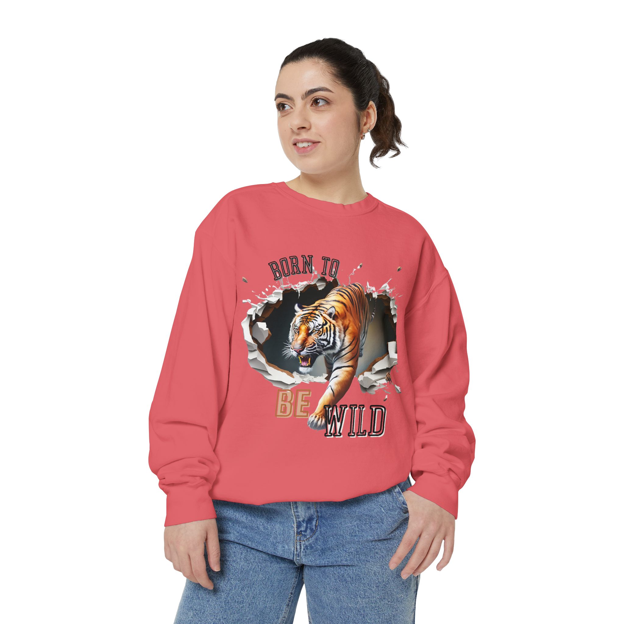 Lovely Big Cat designs on Sweatshirt - Image 53