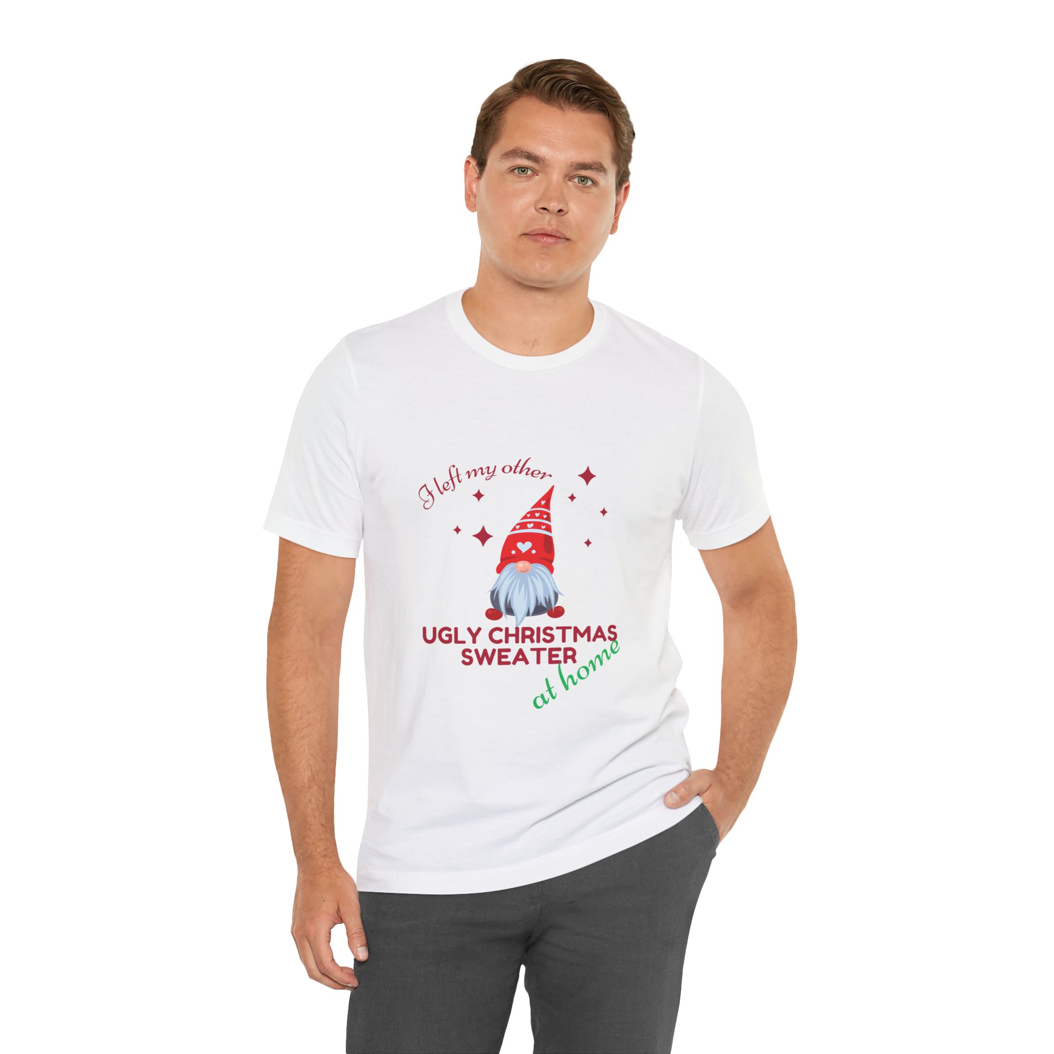 Christmas Querky Unisex Tee Shirt, Holiday Graphic Top, Festive Xmas Clothing, Funny Winter Apparel, Novelty Printed T-Shirt - Image 14