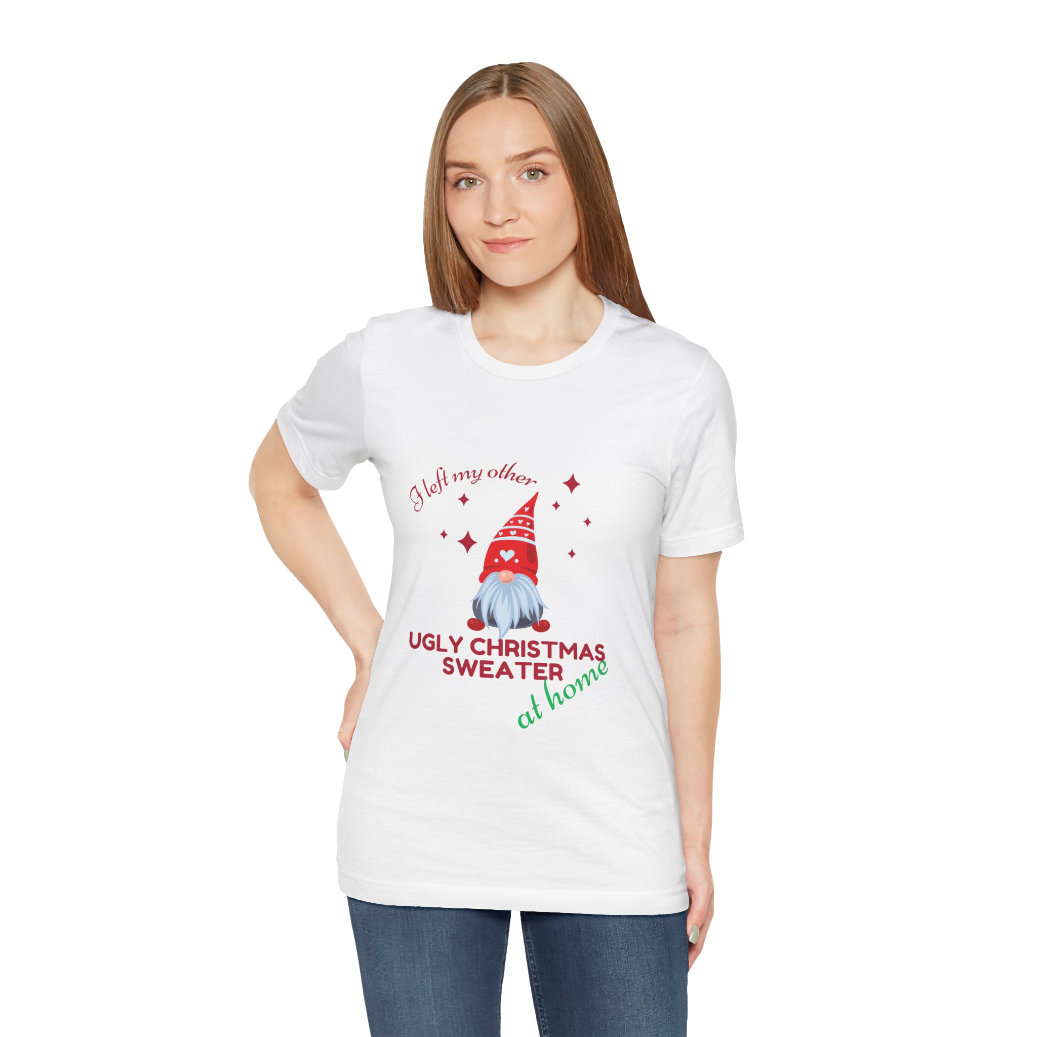 Christmas Querky Unisex Tee Shirt, Holiday Graphic Top, Festive Xmas Clothing, Funny Winter Apparel, Novelty Printed T-Shirt - Image 13