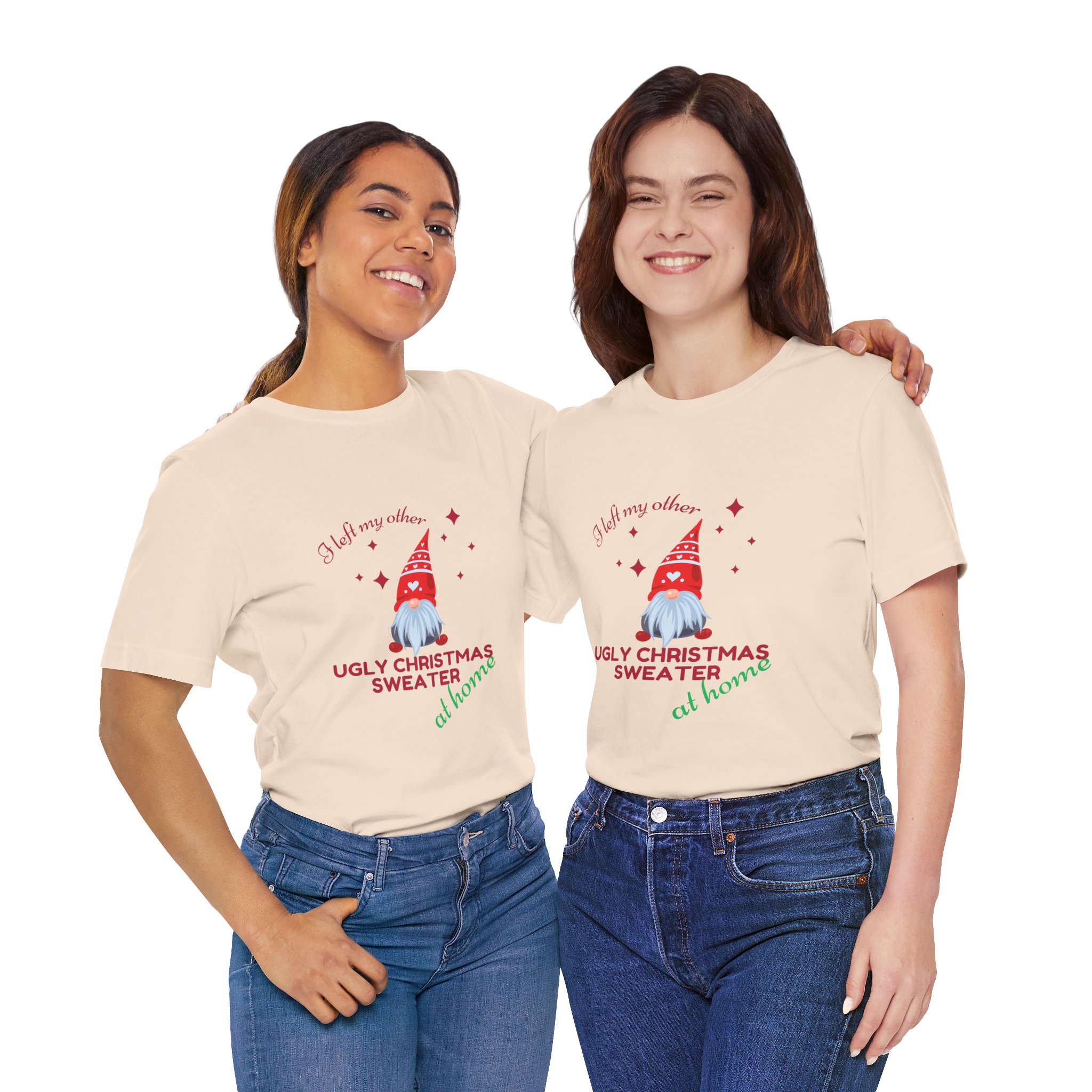 Christmas Querky Unisex Tee Shirt, Holiday Graphic Top, Festive Xmas Clothing, Funny Winter Apparel, Novelty Printed T-Shirt - Image 56