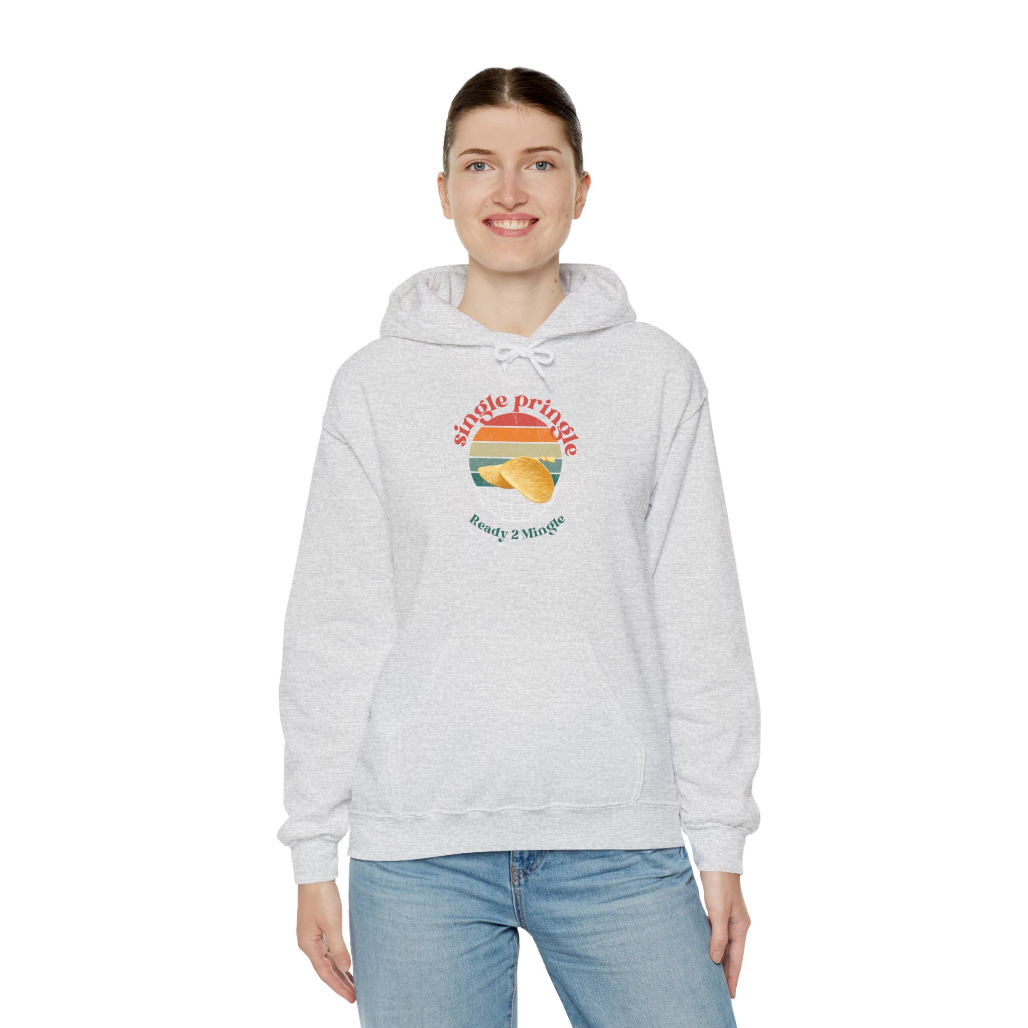 Single and ready to mingle Hoodie, dating theme men women's jumper, funny tee shirt idea, relationship humor apparel, couples outfit gift, - Image 21