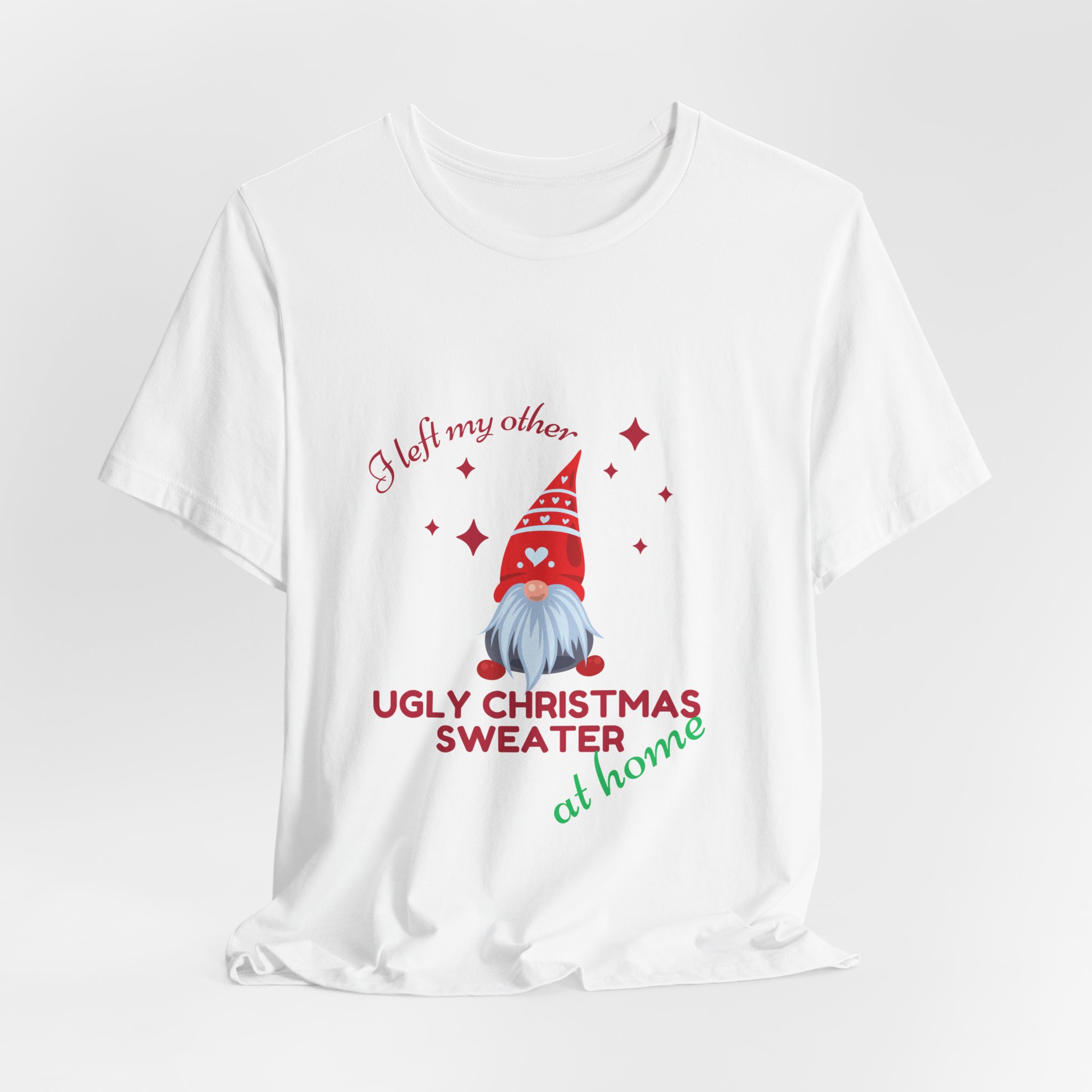 Christmas Querky Unisex Tee Shirt, Holiday Graphic Top, Festive Xmas Clothing, Funny Winter Apparel, Novelty Printed T-Shirt - Image 6