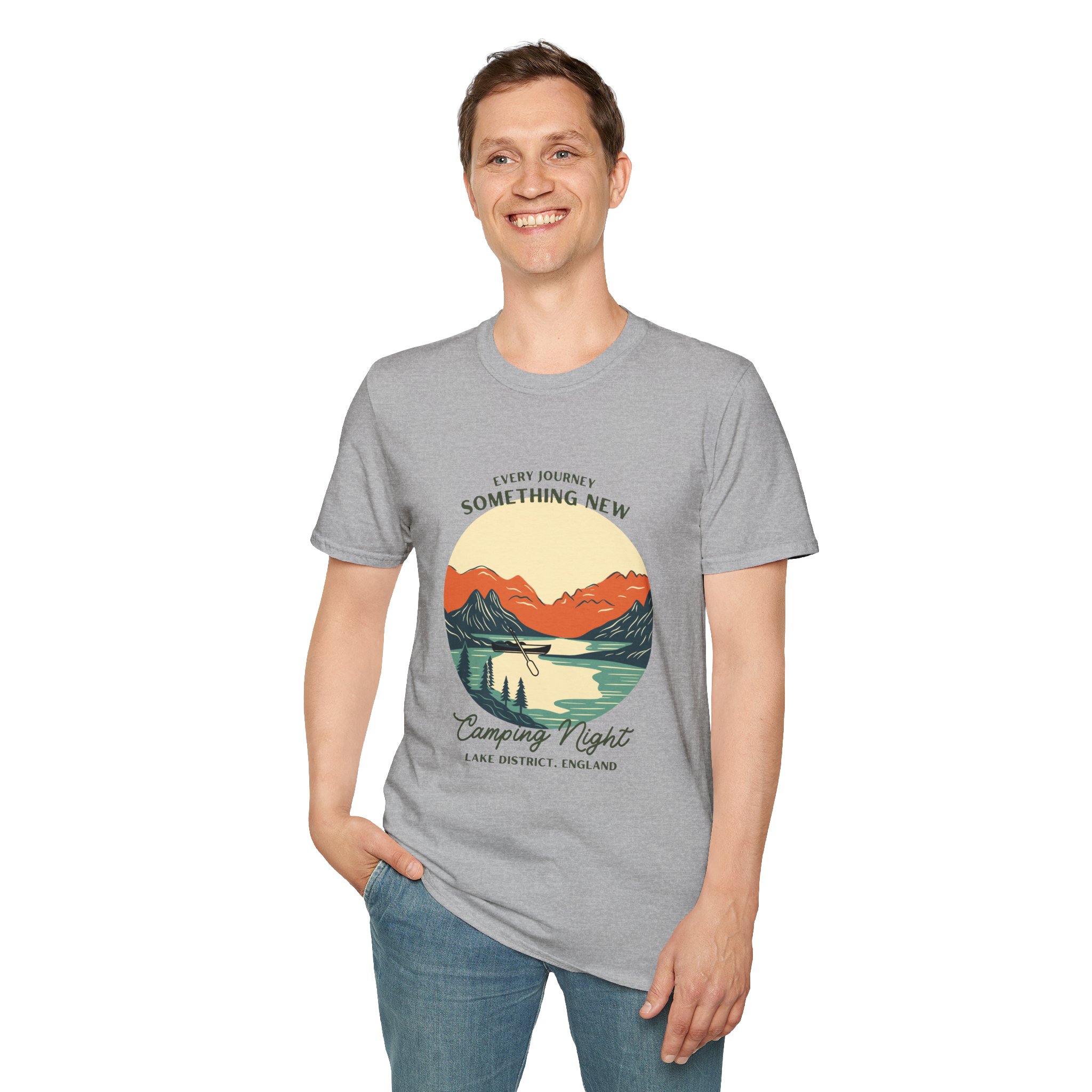 Lake District Camping Ideas T-Shirt, Outdoor Adventure Tee, Nature Lover Gift, Hiking Shirt, Camping Trip Apparel - Image 33