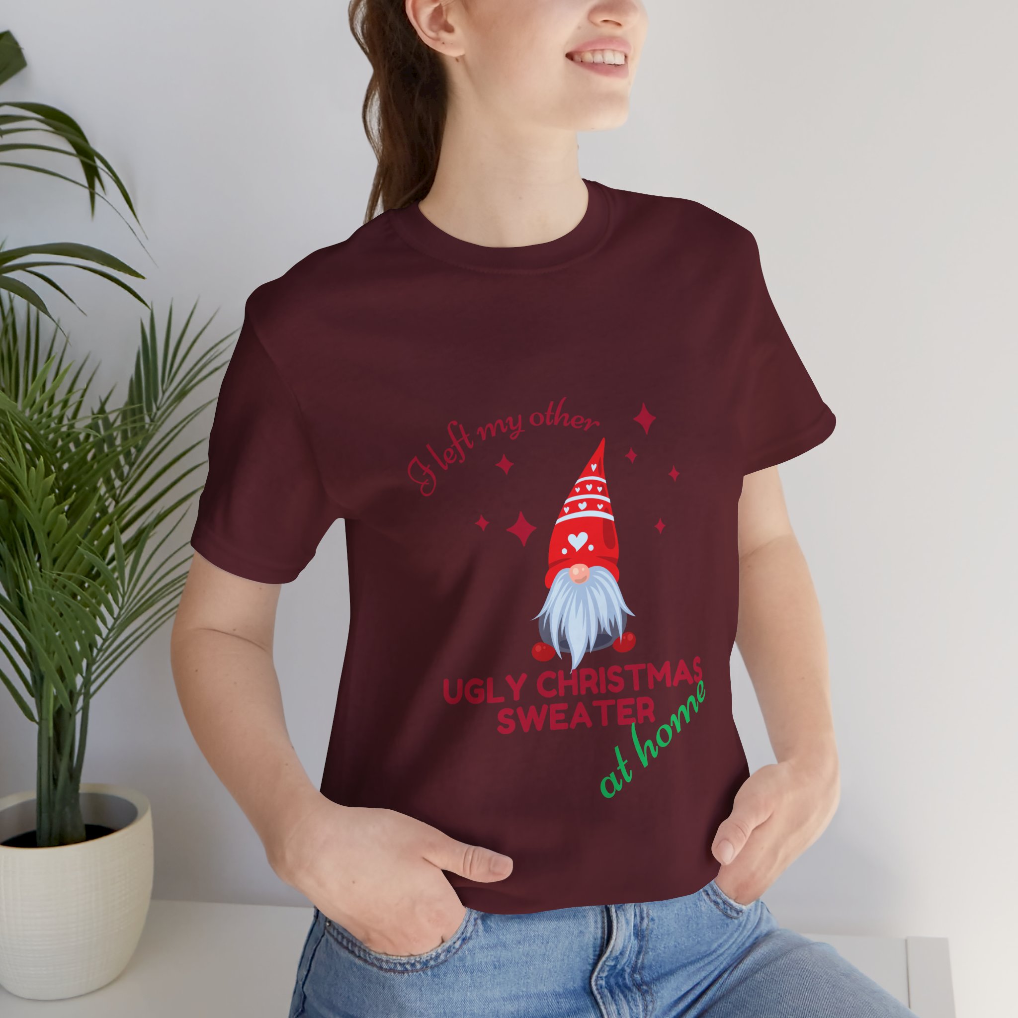 Christmas Querky Unisex Tee Shirt, Holiday Graphic Top, Festive Xmas Clothing, Funny Winter Apparel, Novelty Printed T-Shirt - Image 82