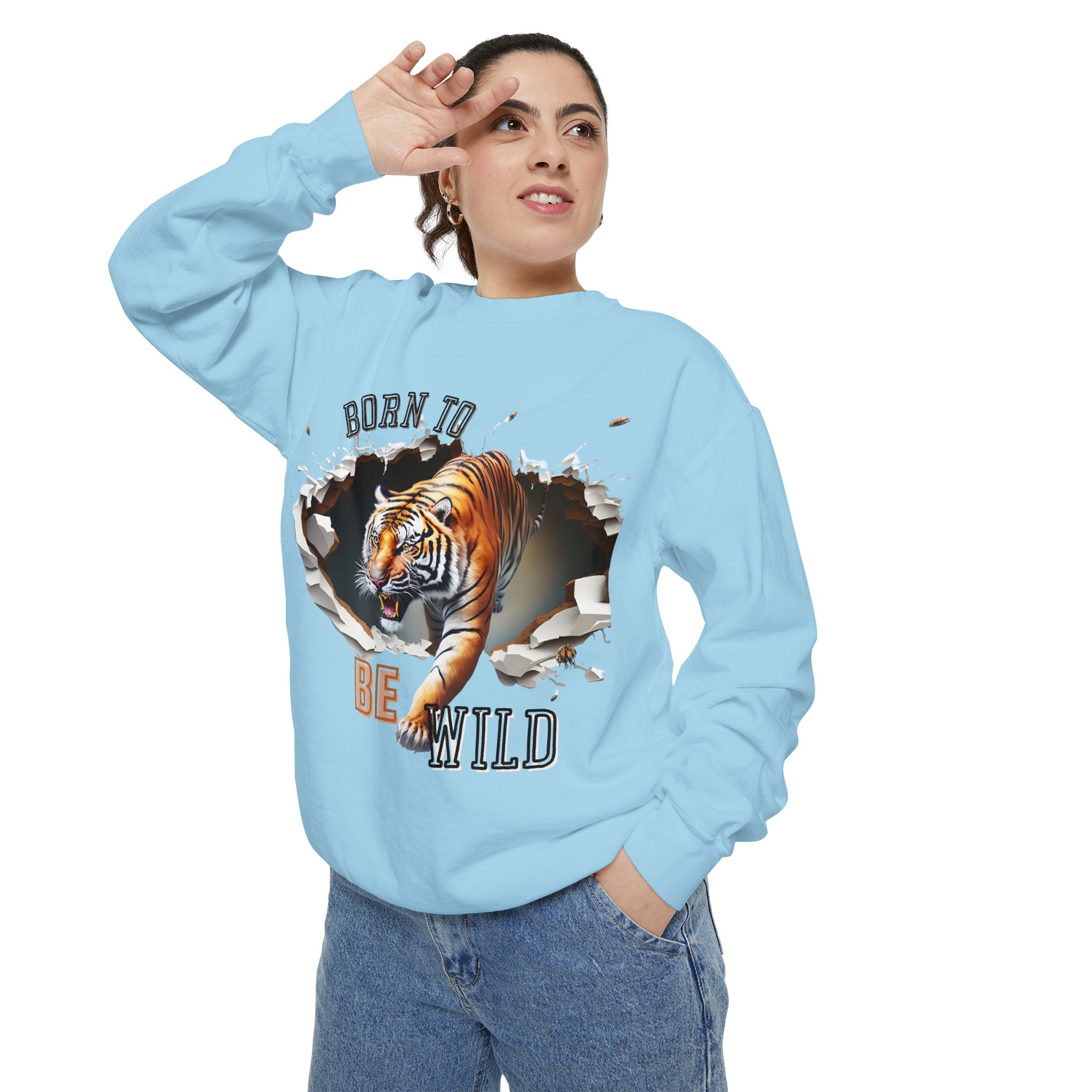 Lovely Big Cat designs on Sweatshirt - Image 48