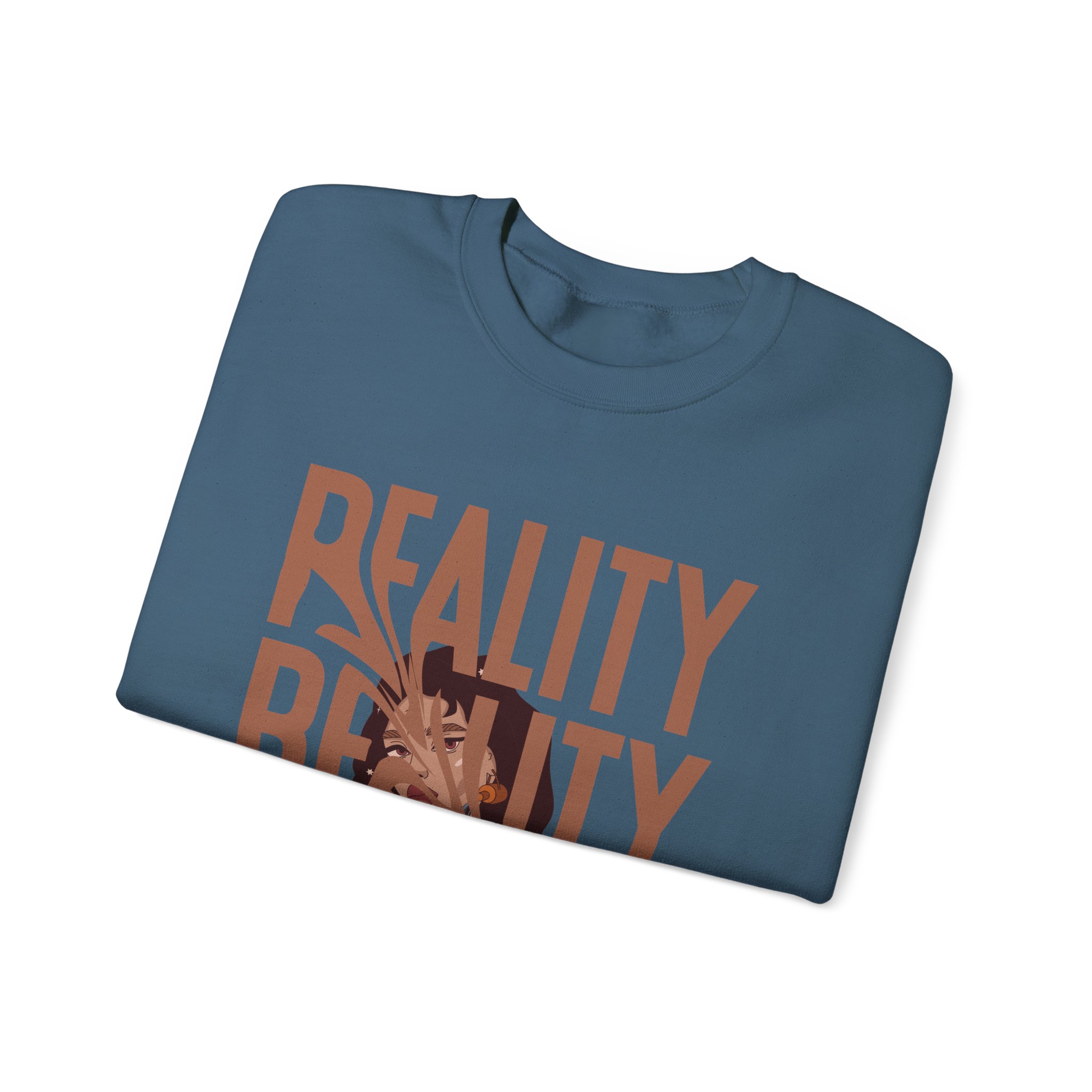 Reality T Shirt Inspiration Crewneck Sweatshirt - Unisex, Heavy Blend, Casual Clothes, Graphic Tee Gift, Men Women Fashion, Funny Shirt - Image 63