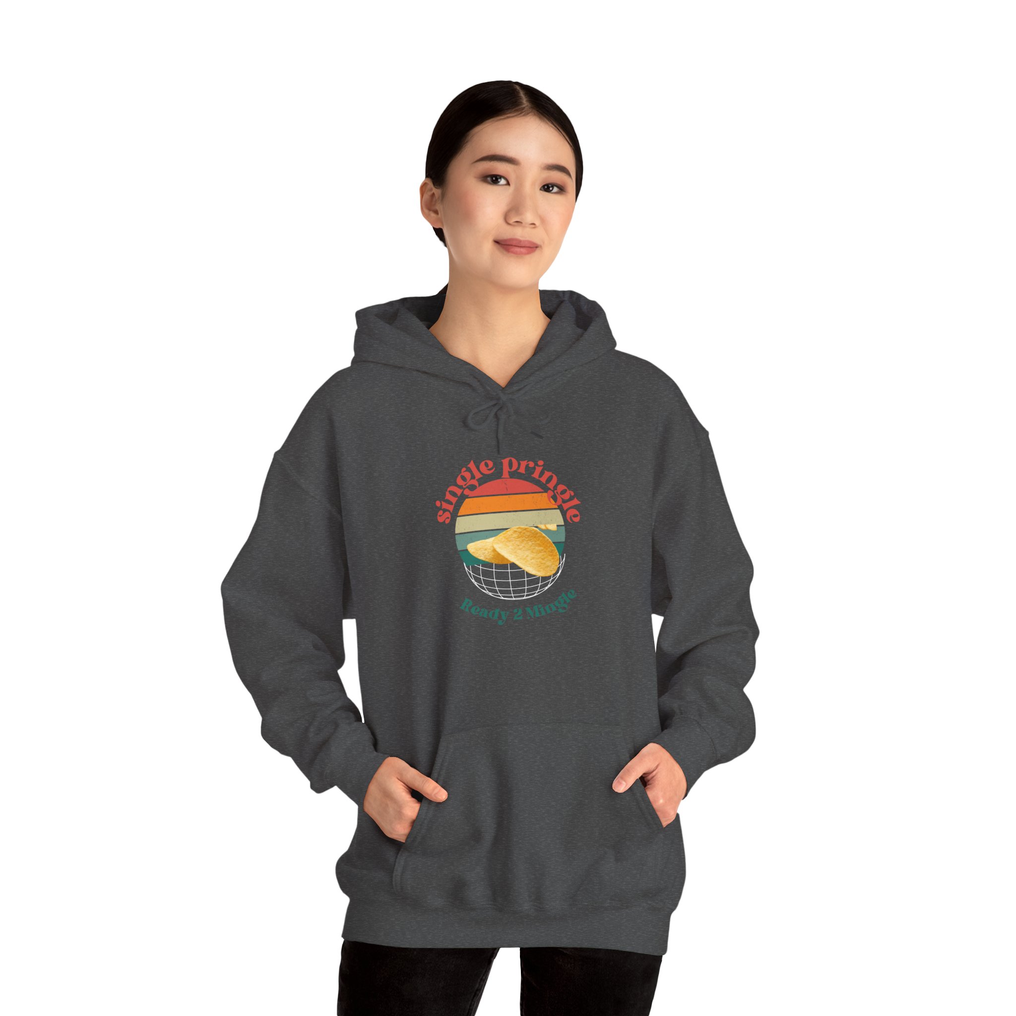 Single and ready to mingle Hoodie, dating theme men women's jumper, funny tee shirt idea, relationship humor apparel, couples outfit gift, - Image 45
