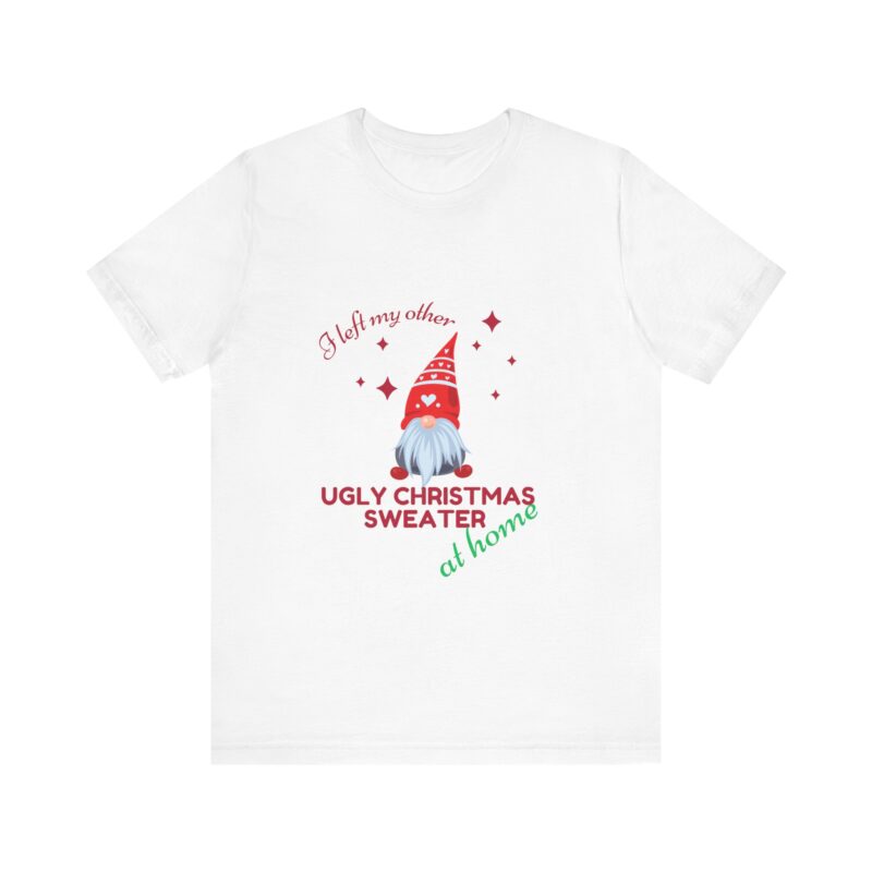 Christmas Querky Unisex Tee Shirt, Holiday Graphic Top, Festive Xmas Clothing, Funny Winter Apparel, Novelty Printed T-Shirt