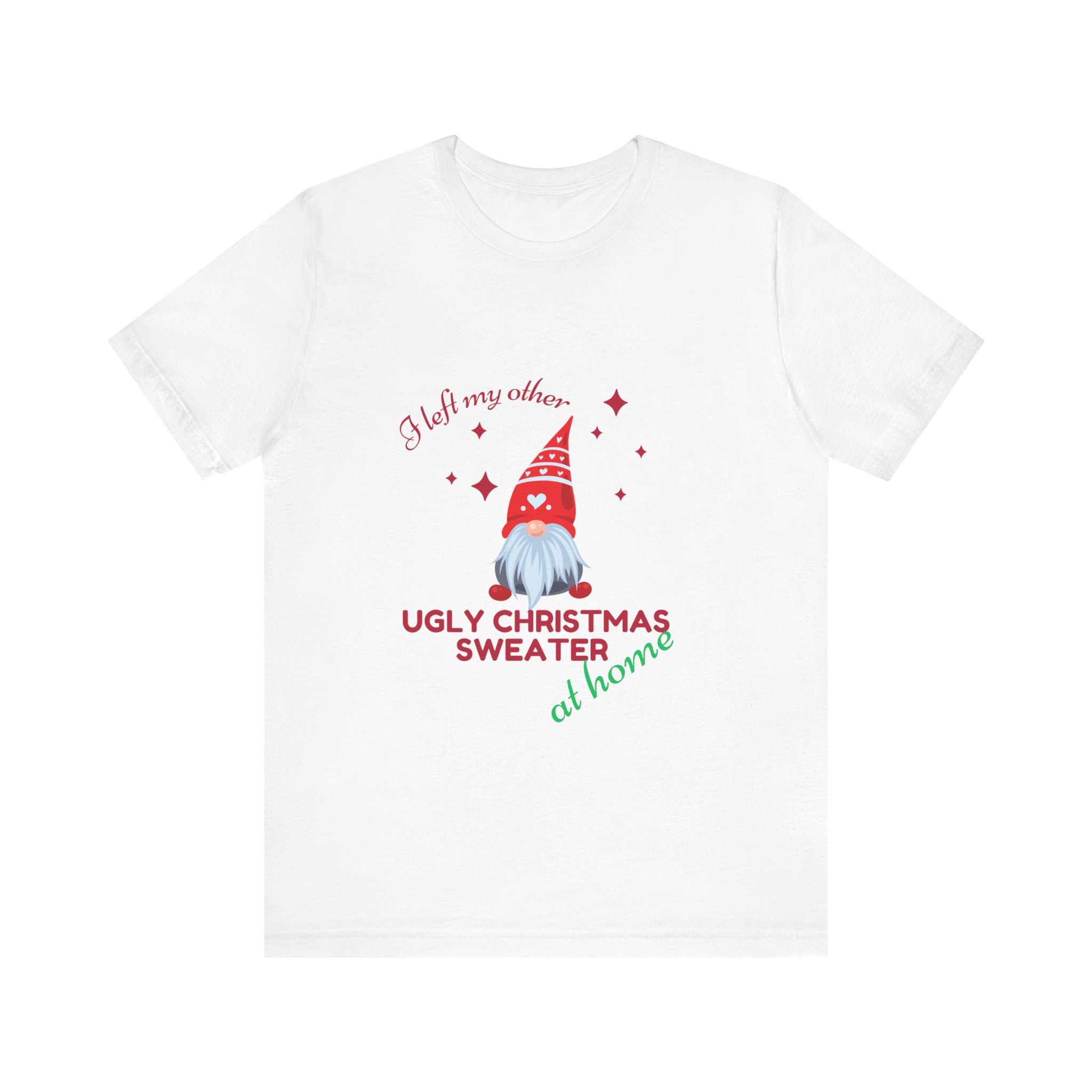 Christmas Querky Unisex Tee Shirt, Holiday Graphic Top, Festive Xmas Clothing, Funny Winter Apparel, Novelty Printed T-Shirt