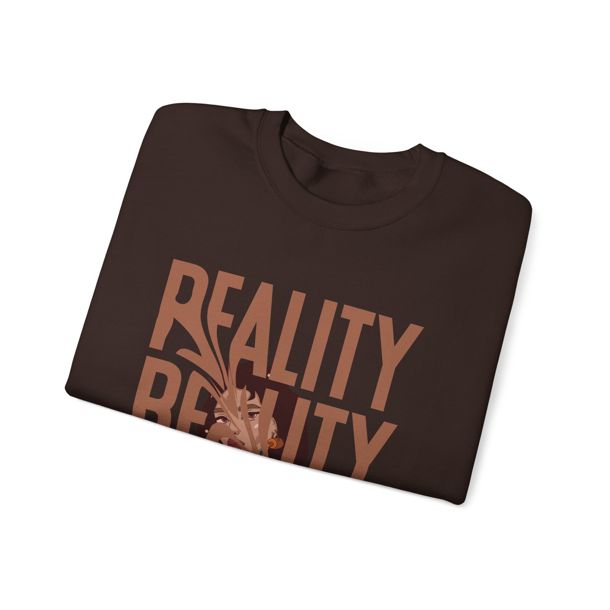 Reality T Shirt Inspiration Crewneck Sweatshirt - Unisex, Heavy Blend, Casual Clothes, Graphic Tee Gift, Men Women Fashion, Funny Shirt - Image 39