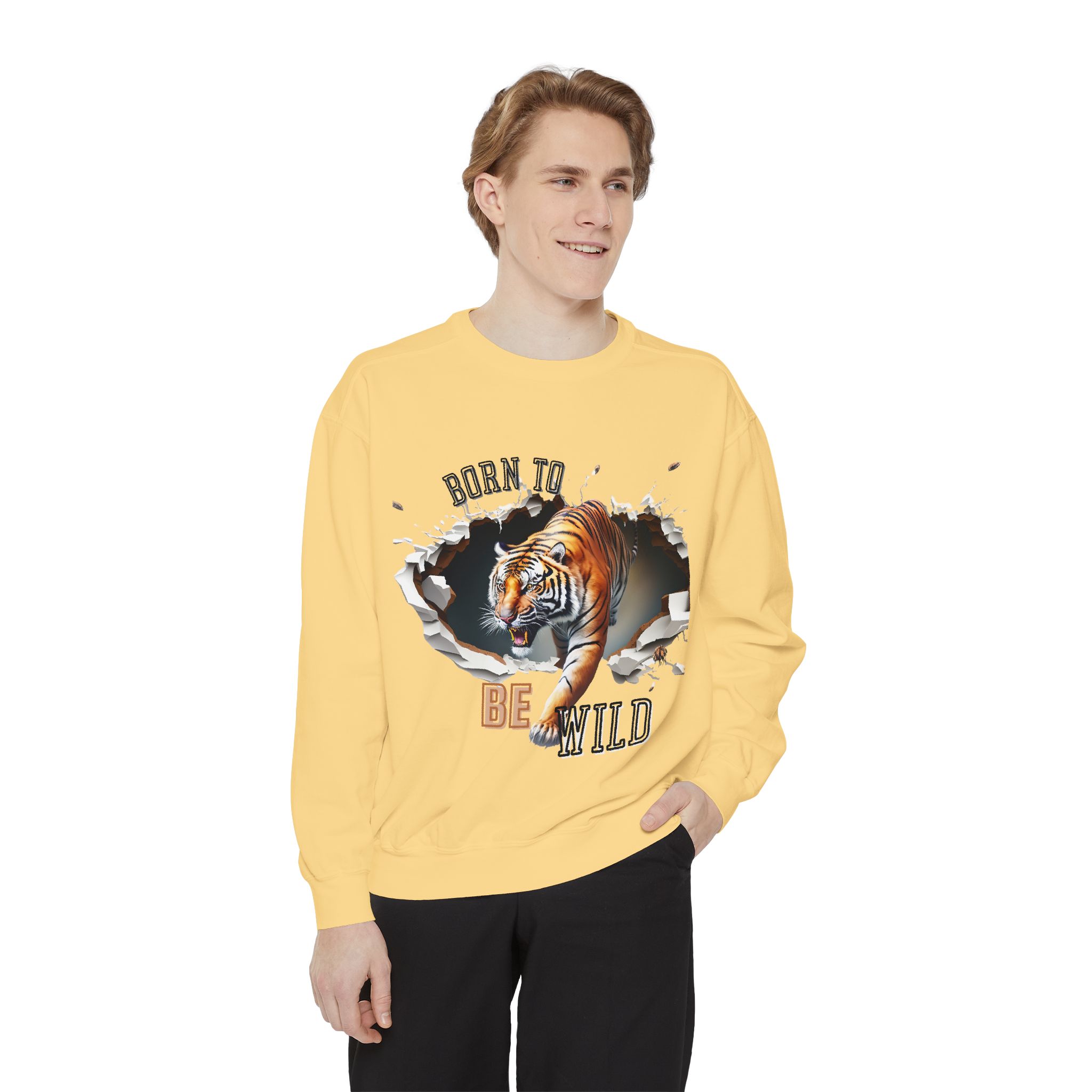 Lovely Big Cat designs on Sweatshirt - Image 19