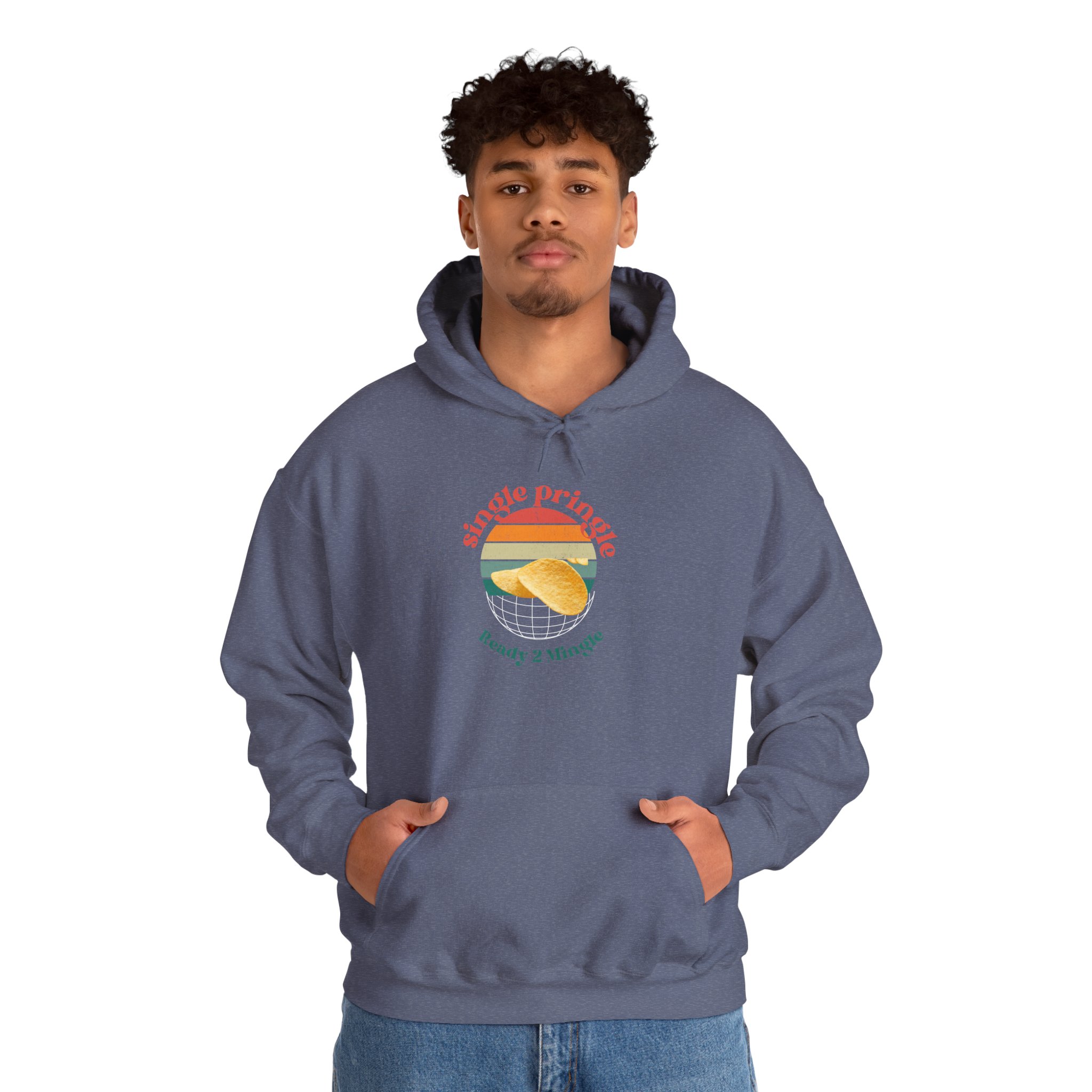 Single and ready to mingle Hoodie, dating theme men women's jumper, funny tee shirt idea, relationship humor apparel, couples outfit gift, - Image 72