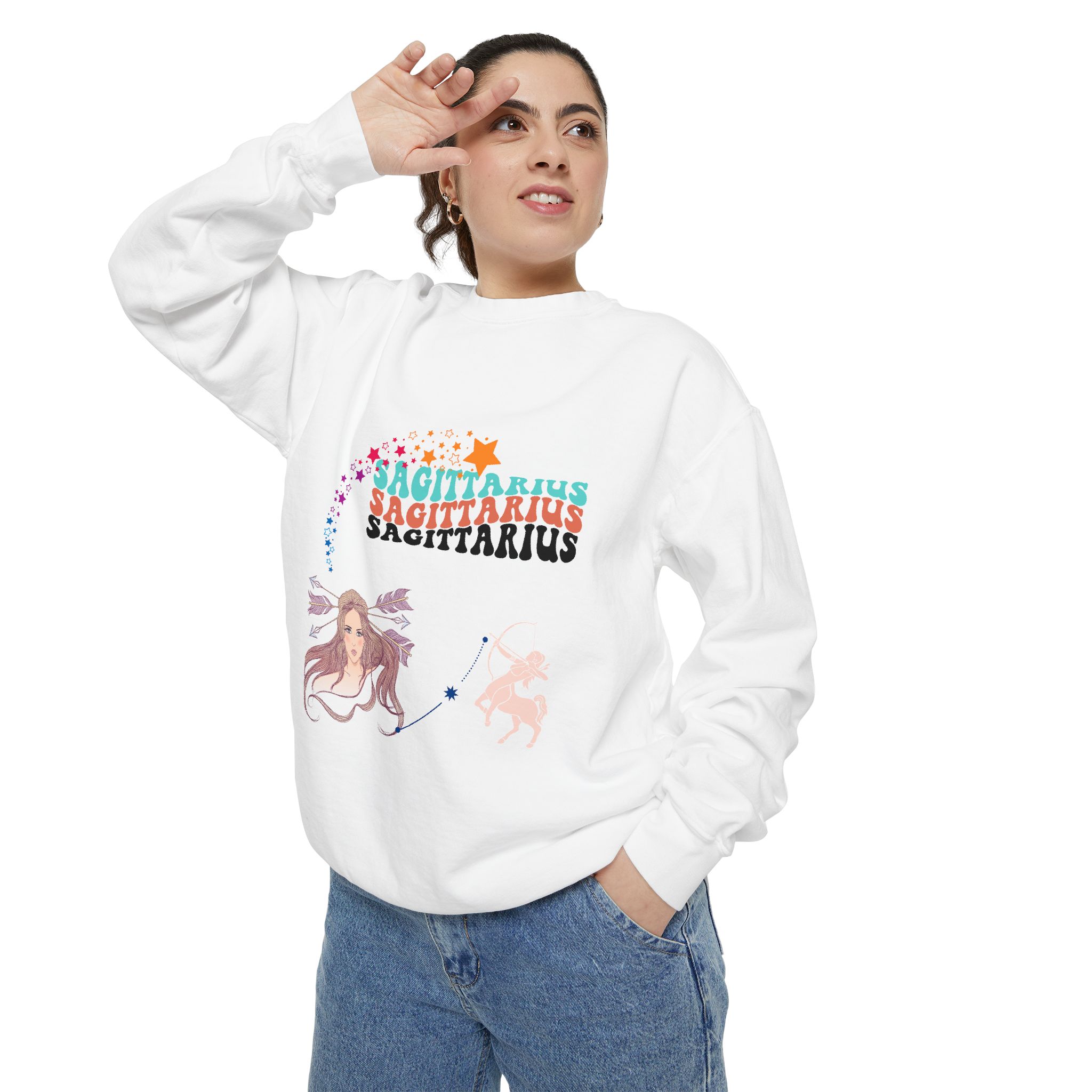 Horoscope Unisex Sweatshirt, Zodiac Sign T-Shirt Designs, Astrology Gift, Celestial Clothing, Star Sign Apparel, Cosmic Jumper - Image 8