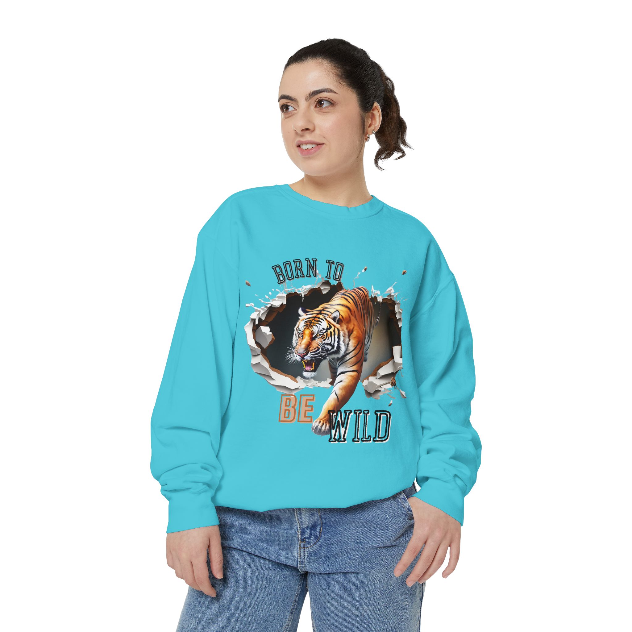 Lovely Big Cat designs on Sweatshirt - Image 37