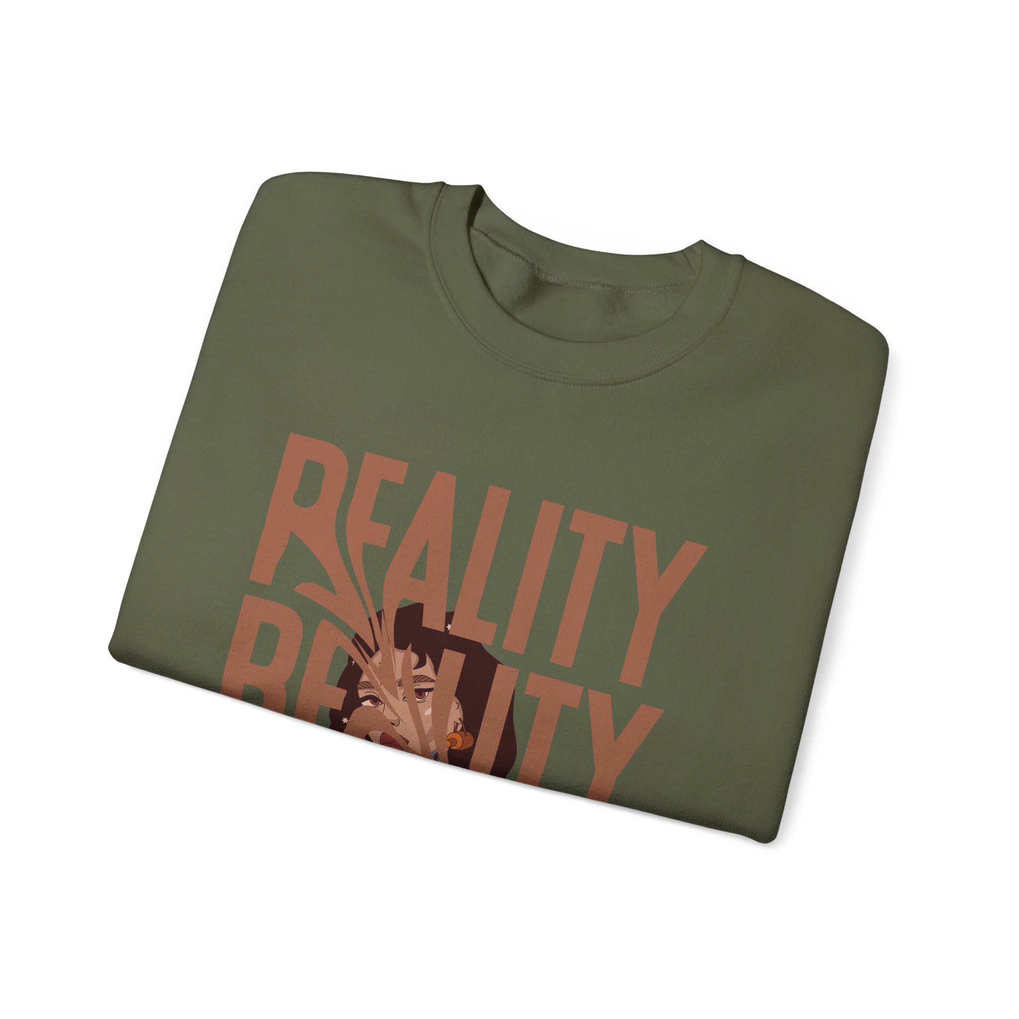 Reality T Shirt Inspiration Crewneck Sweatshirt - Unisex, Heavy Blend, Casual Clothes, Graphic Tee Gift, Men Women Fashion, Funny Shirt - Image 51