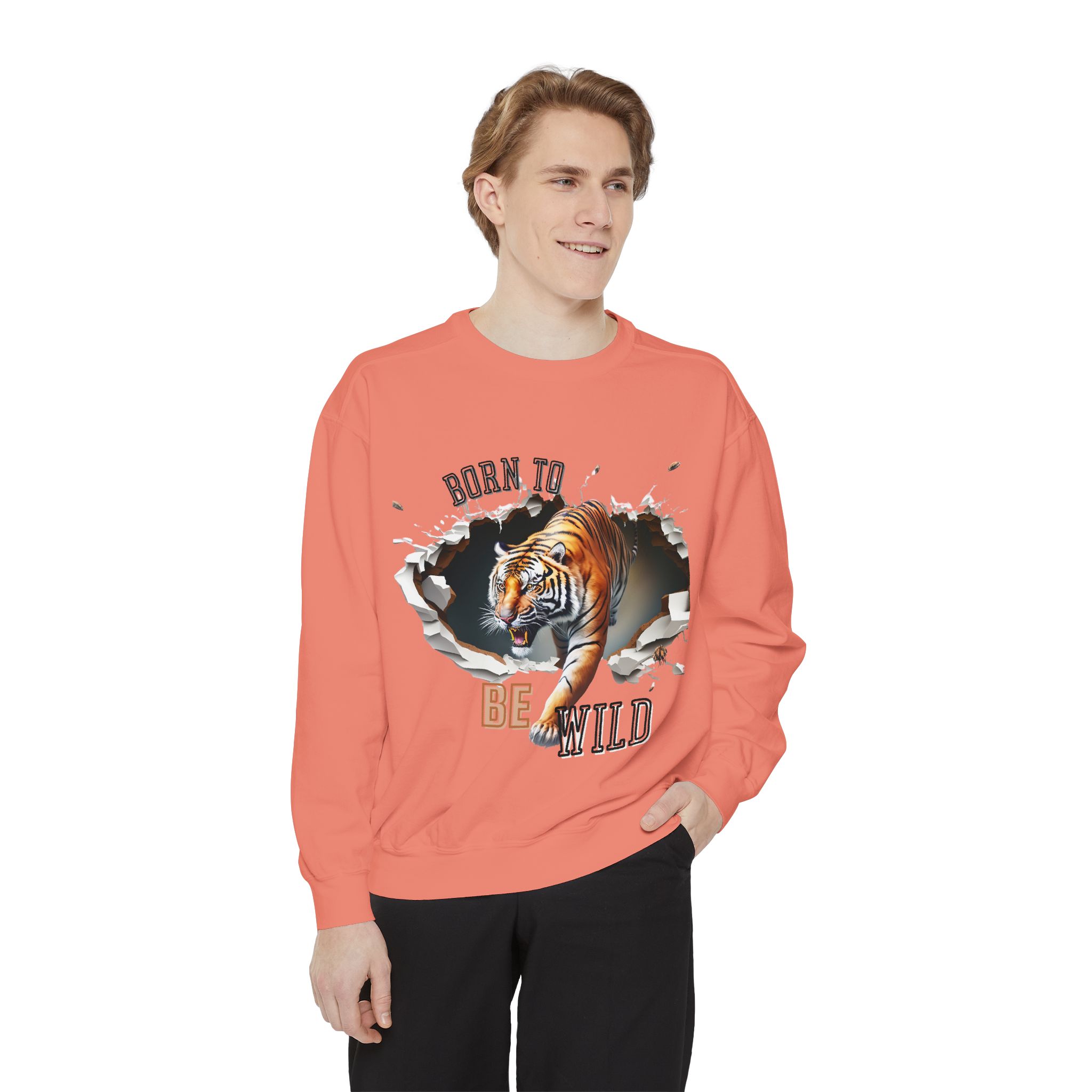Lovely Big Cat designs on Sweatshirt - Image 11