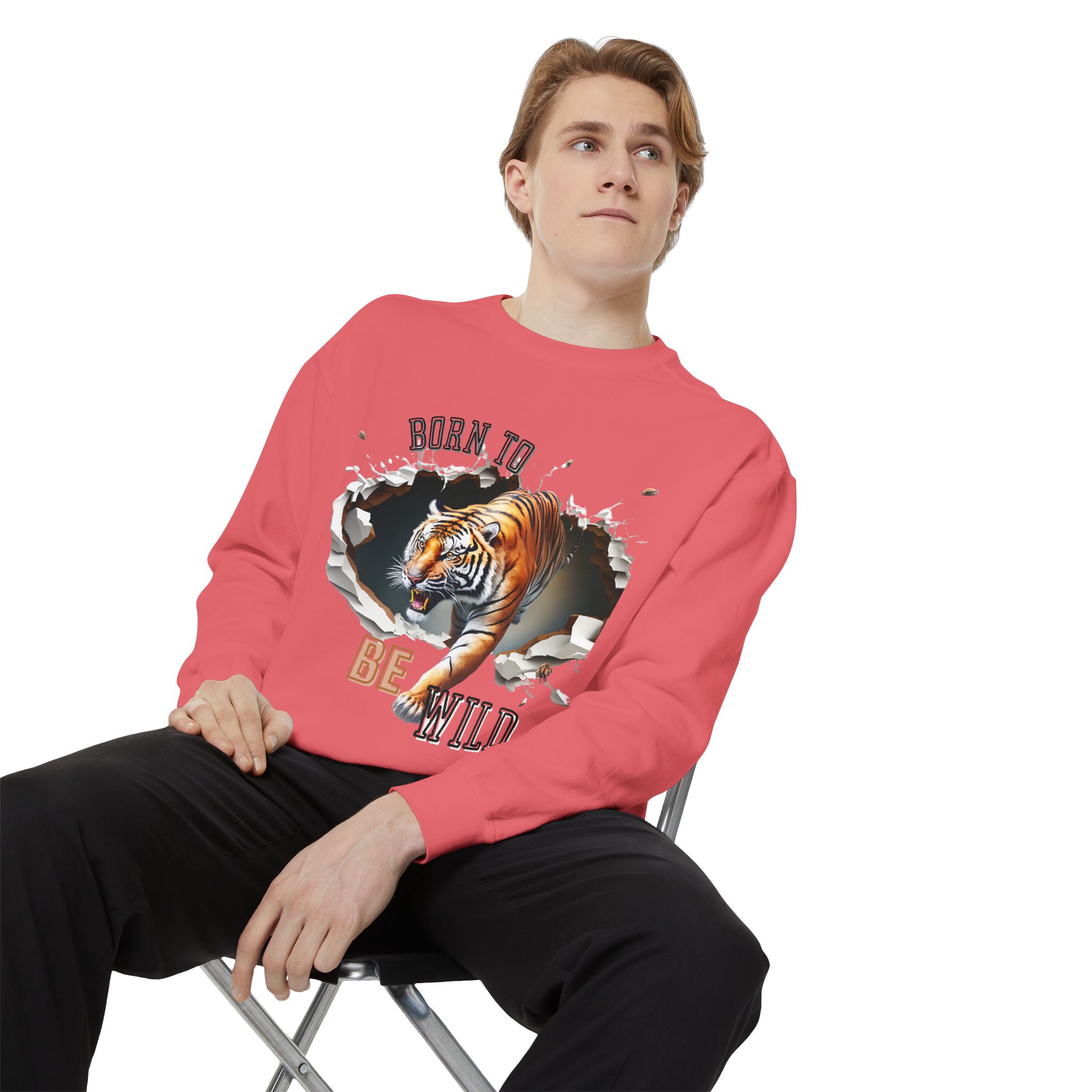 Lovely Big Cat designs on Sweatshirt - Image 55