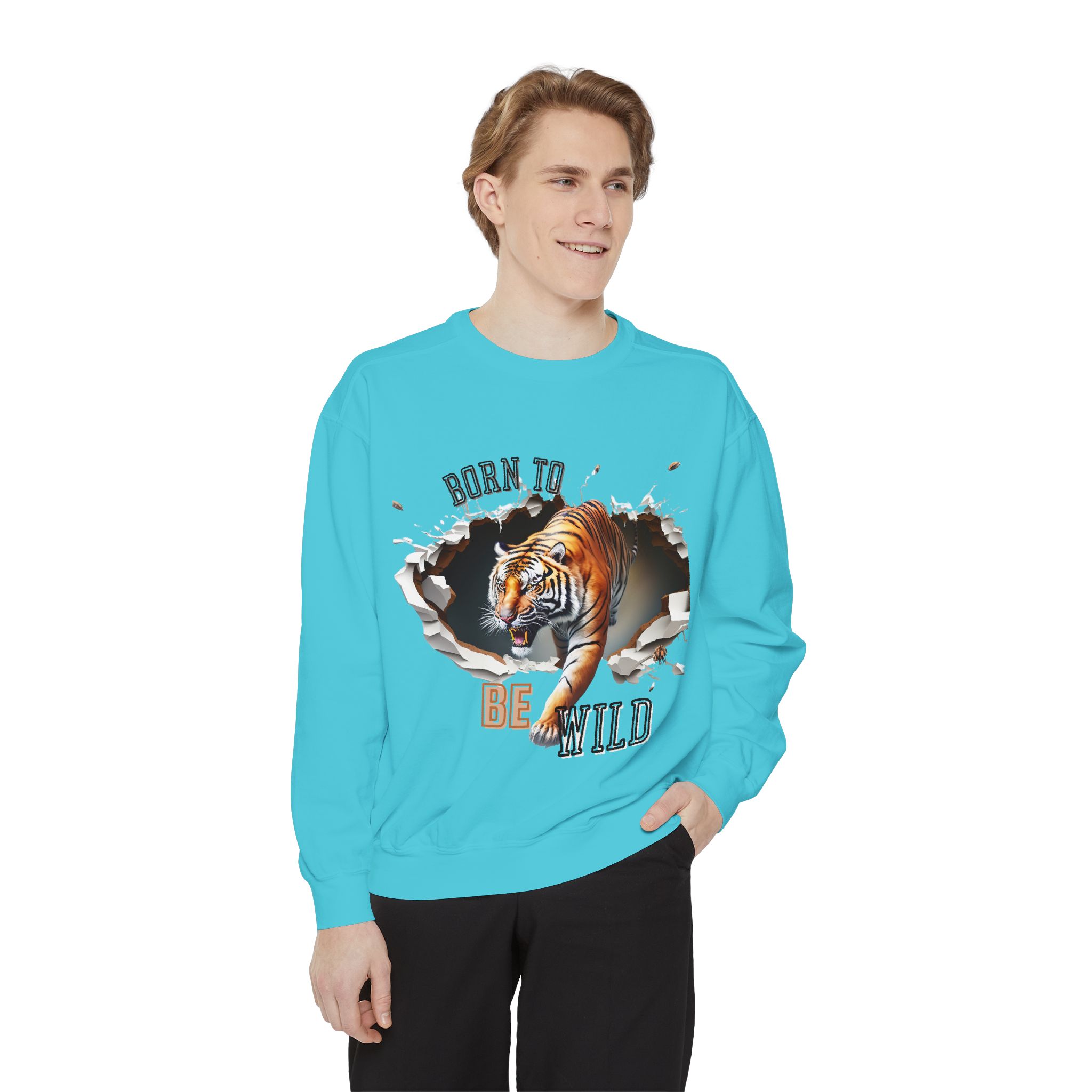 Lovely Big Cat designs on Sweatshirt - Image 35