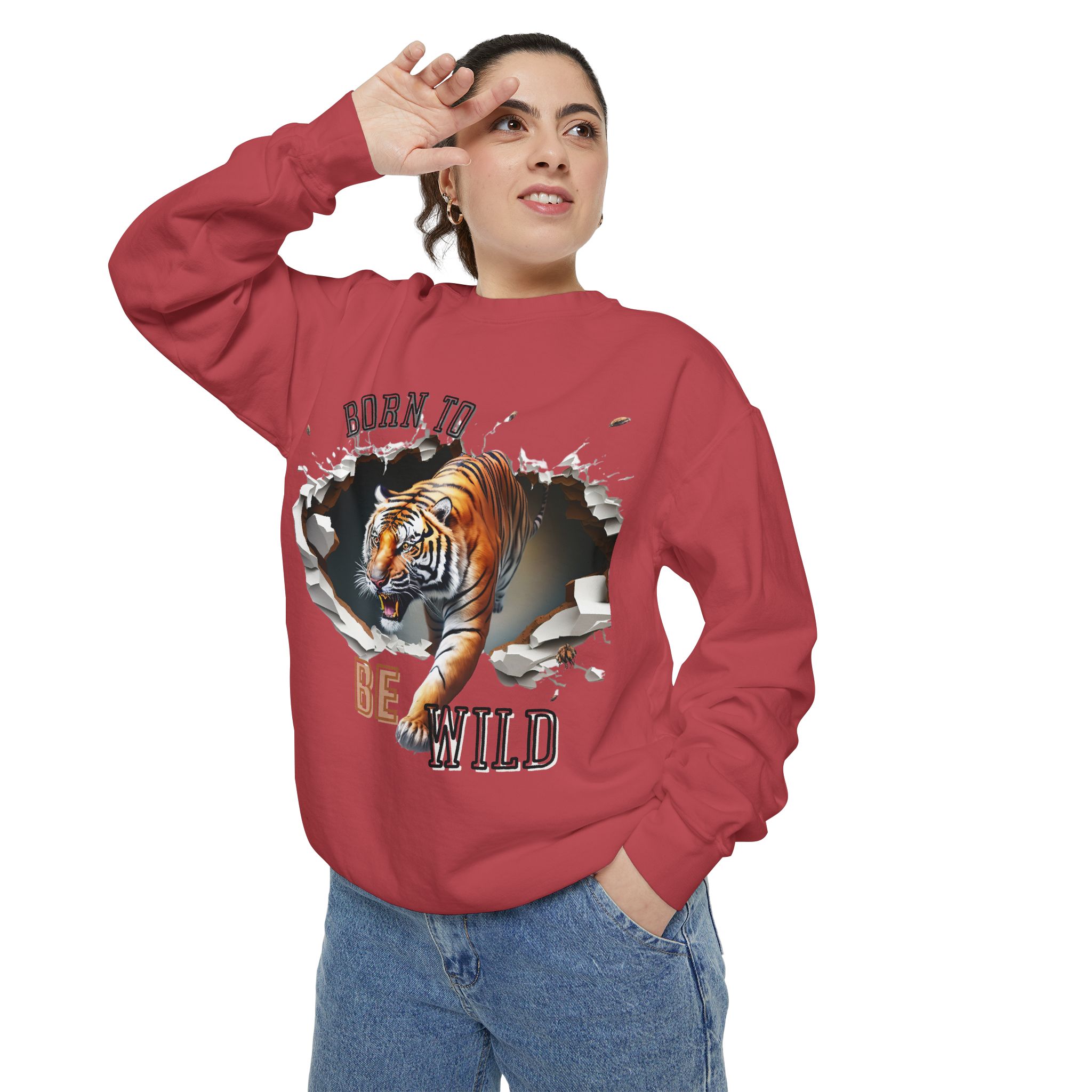 Lovely Big Cat designs on Sweatshirt - Image 64