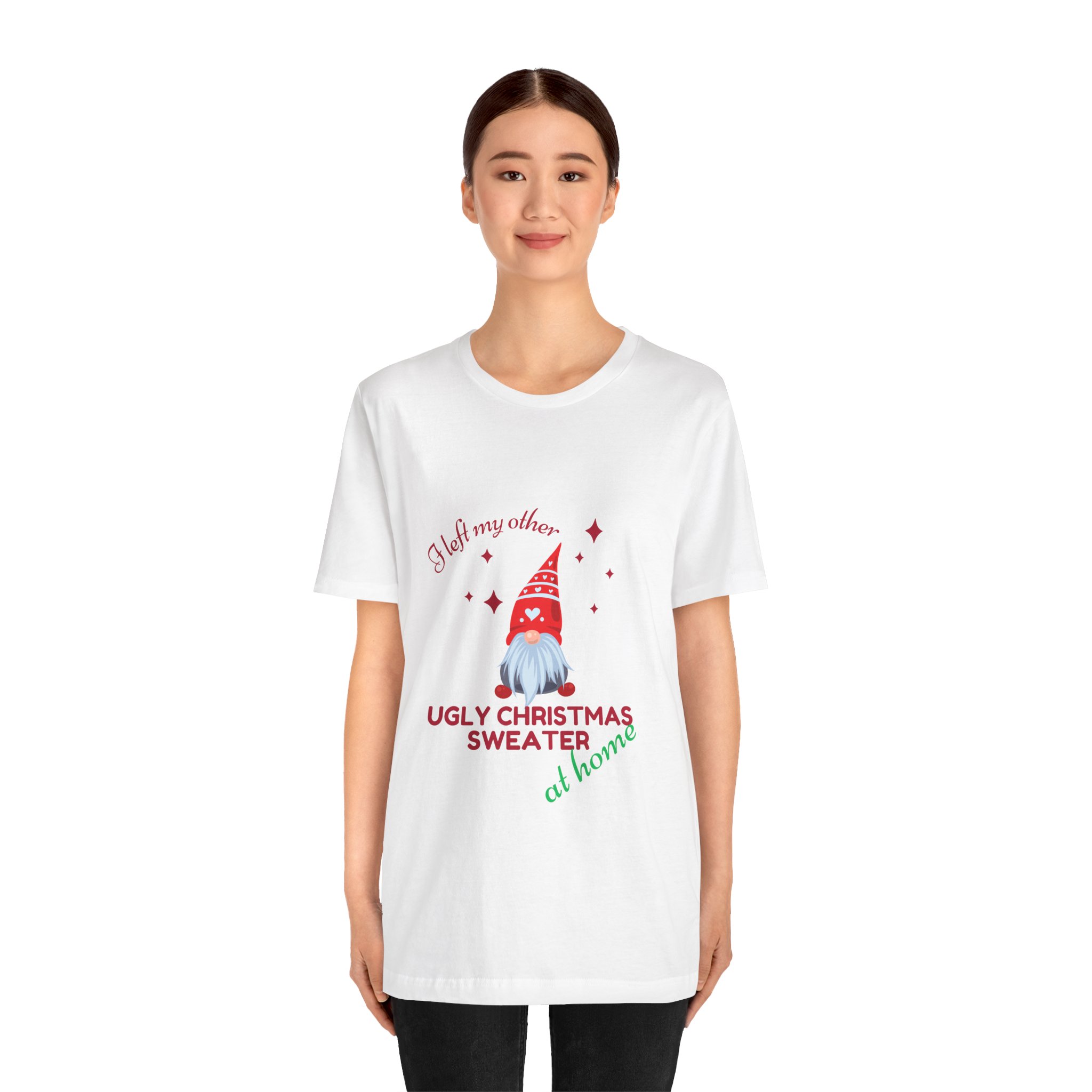 Christmas Querky Unisex Tee Shirt, Holiday Graphic Top, Festive Xmas Clothing, Funny Winter Apparel, Novelty Printed T-Shirt - Image 11