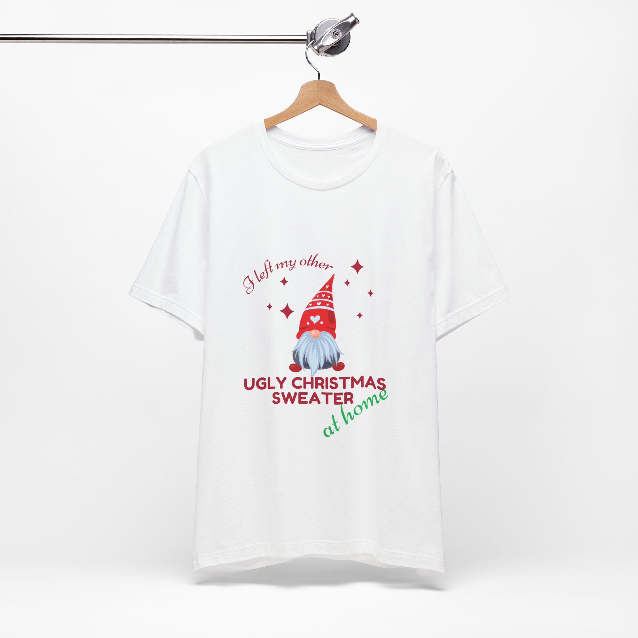 Christmas Querky Unisex Tee Shirt, Holiday Graphic Top, Festive Xmas Clothing, Funny Winter Apparel, Novelty Printed T-Shirt - Image 7