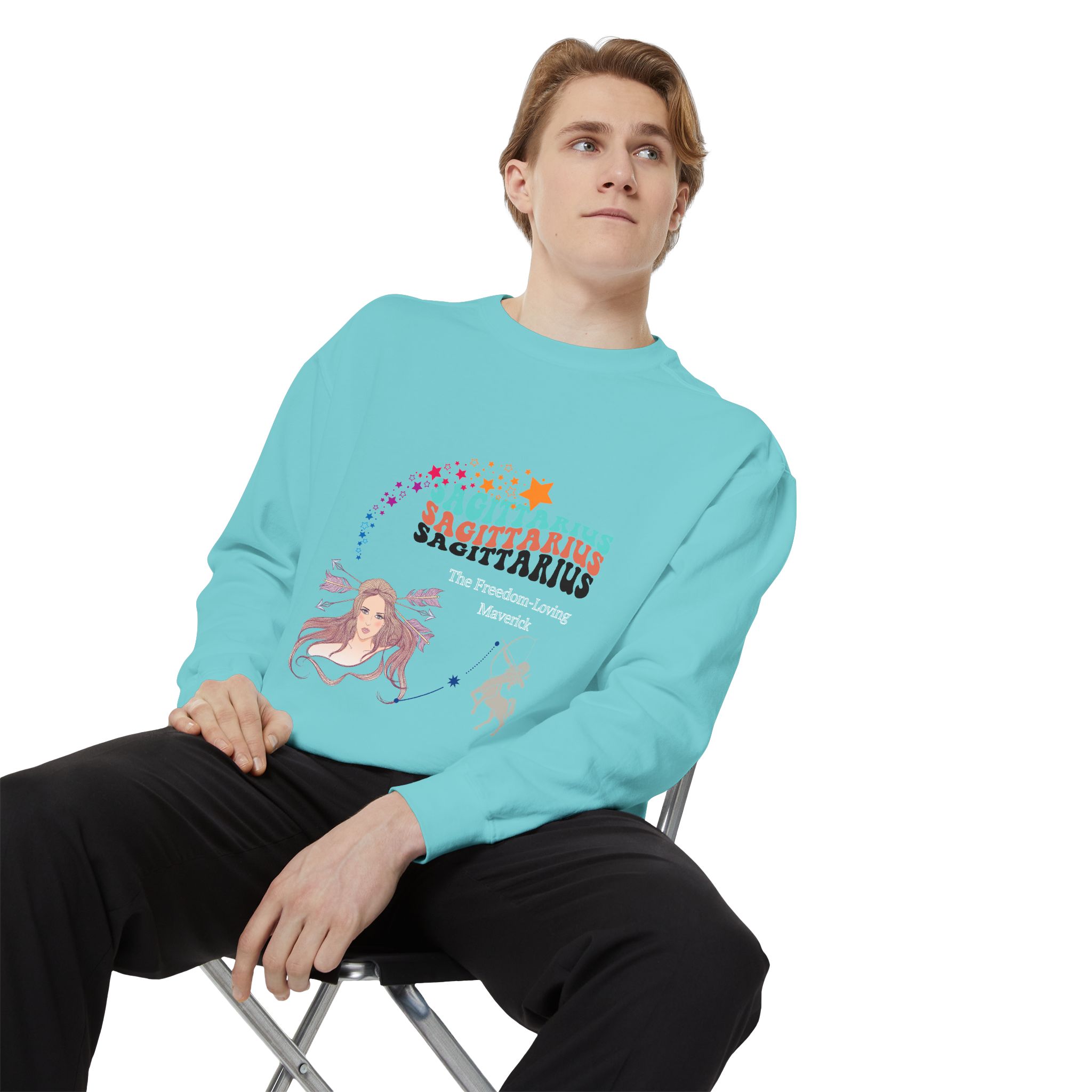 Horoscope Unisex Sweatshirt, Zodiac Sign T-Shirt Designs, Astrology Gift, Celestial Clothing, Star Sign Apparel, Cosmic Jumper - Image 15