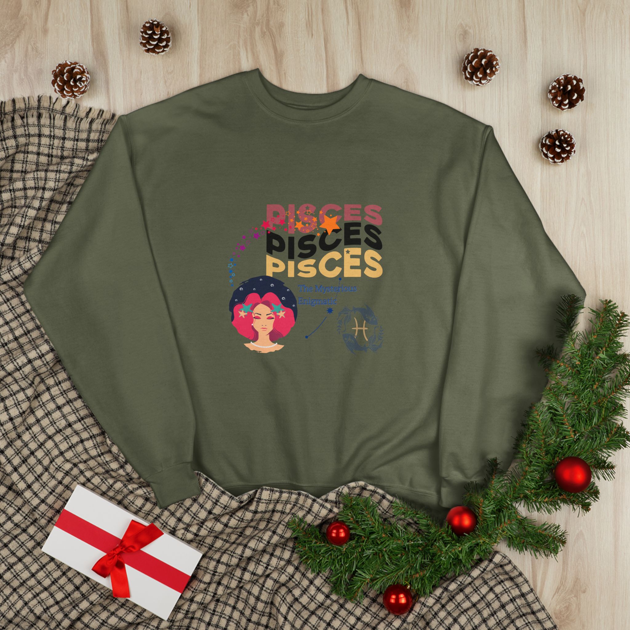 Zodiac Sweatshirt, Astrology Crewneck, Horoscope Jumper, Zodiac Sign Top, Astrology Lover Gift, Eco-Friendly Sweatshirt - Image 10