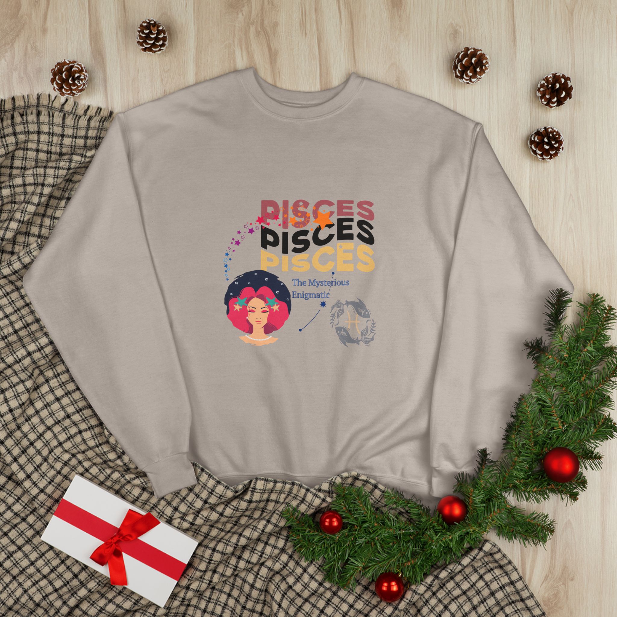 Zodiac Sweatshirt, Astrology Crewneck, Horoscope Jumper, Zodiac Sign Top, Astrology Lover Gift, Eco-Friendly Sweatshirt - Image 5