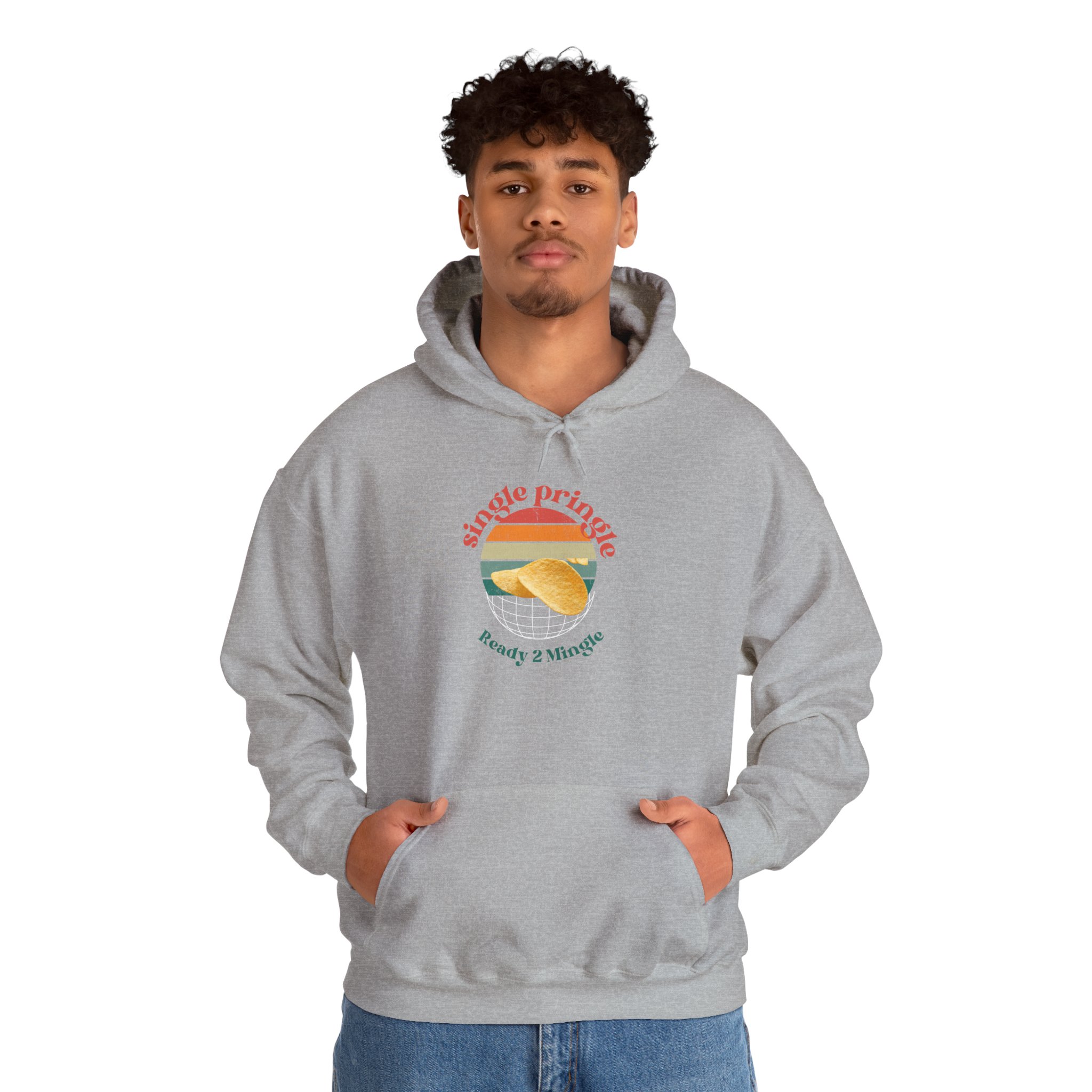 Single and ready to mingle Hoodie, dating theme men women's jumper, funny tee shirt idea, relationship humor apparel, couples outfit gift, - Image 33