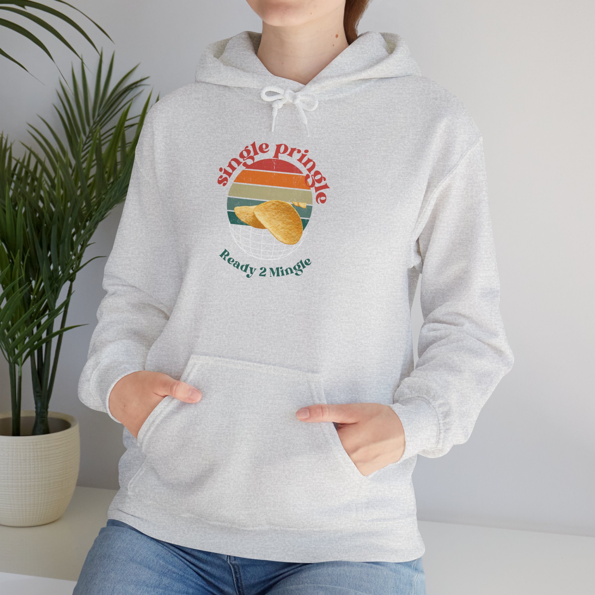 Single and ready to mingle Hoodie, dating theme men women's jumper, funny tee shirt idea, relationship humor apparel, couples outfit gift, - Image 26